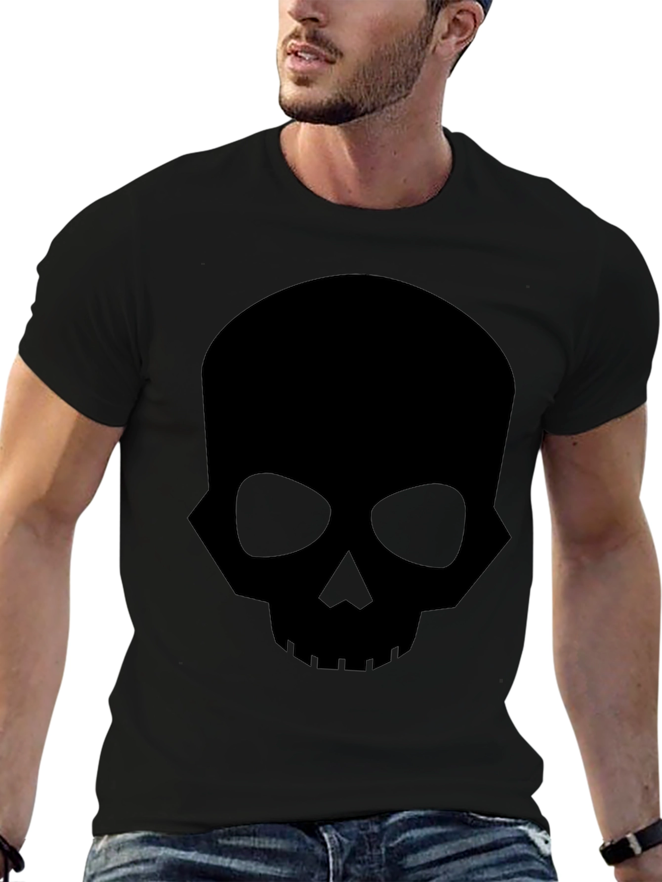 Skull Graphic Tee - Mens Black T-Shirt