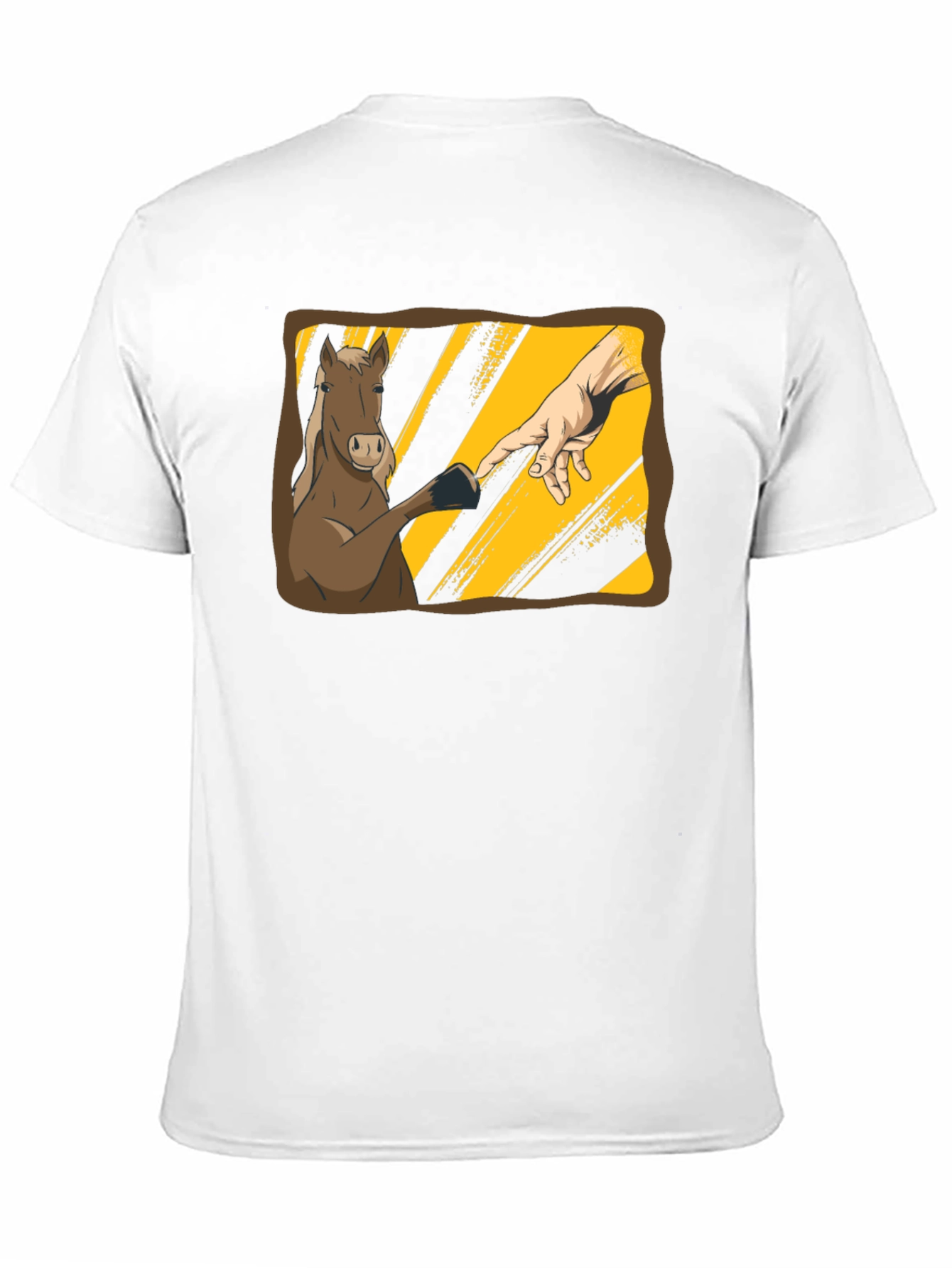 Horse Creation Parody Graphic Tee