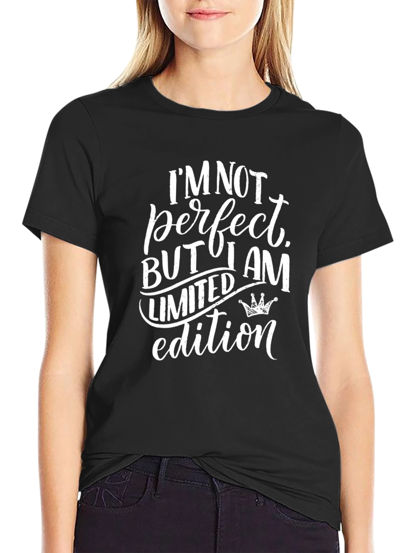 Im Not Perfect Limited Edition Black T-Shirt