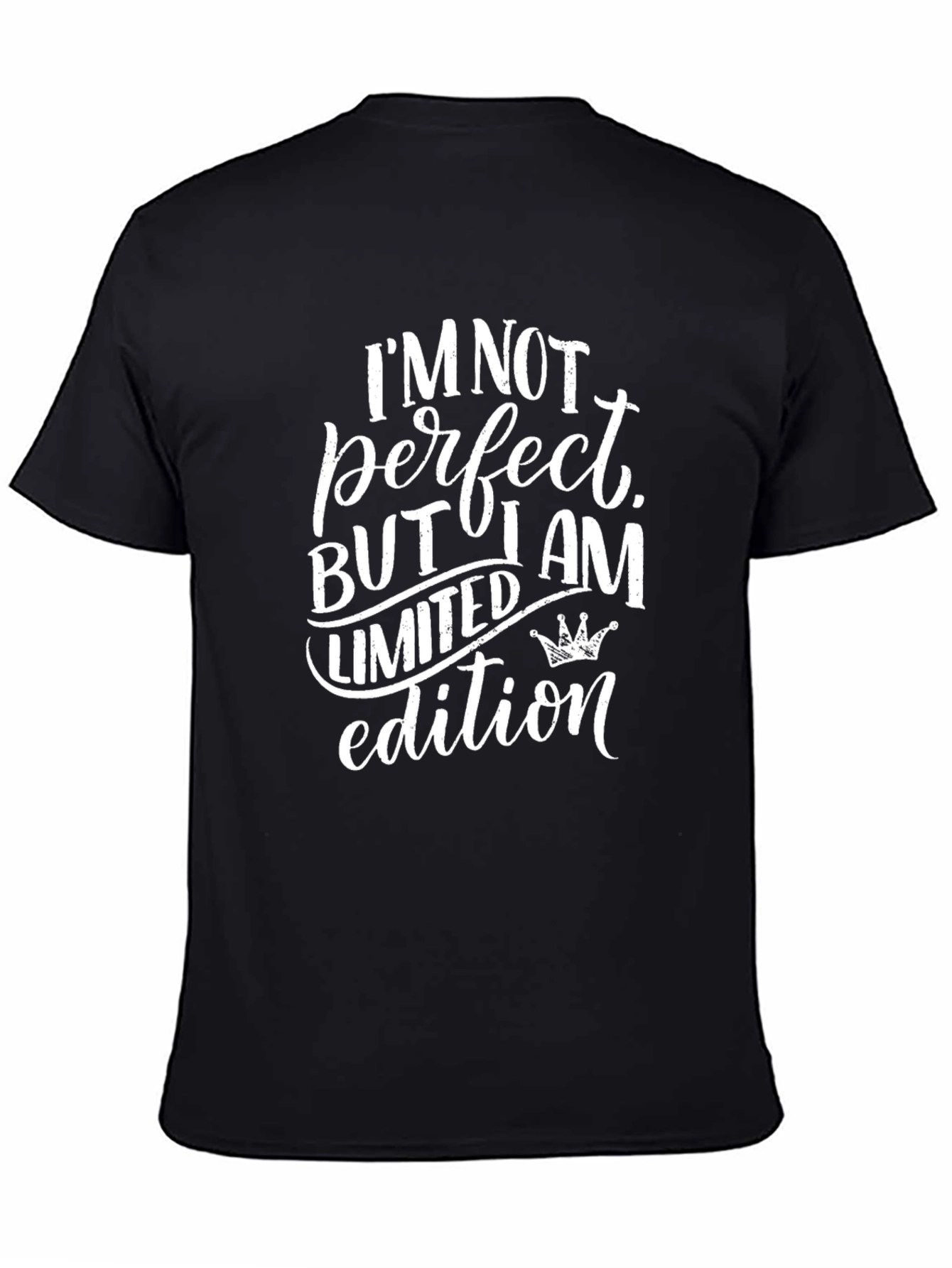 Im Not Perfect Limited Edition Black T-Shirt