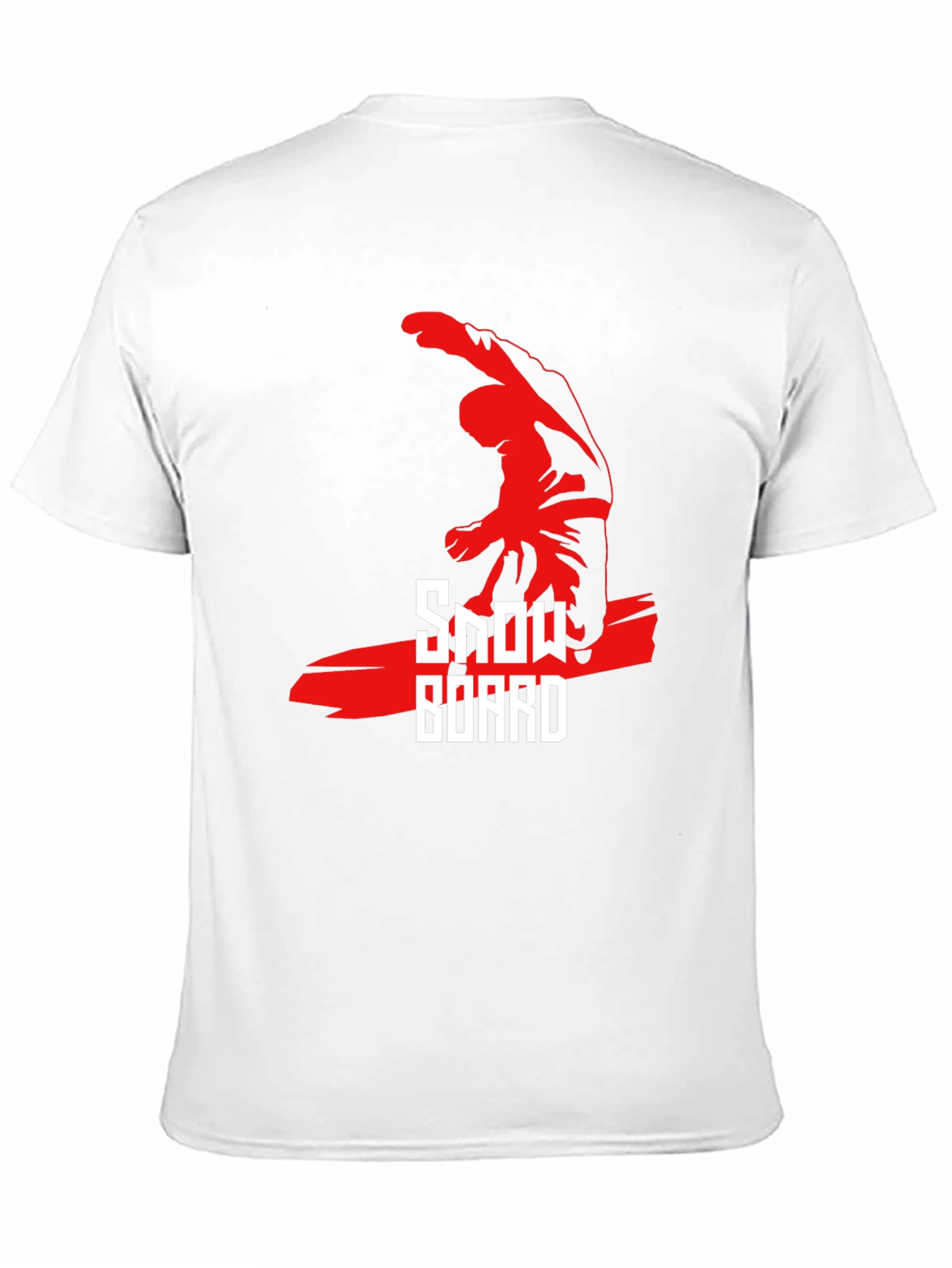 Cool Snowboard Graphic Black T-Shirt
