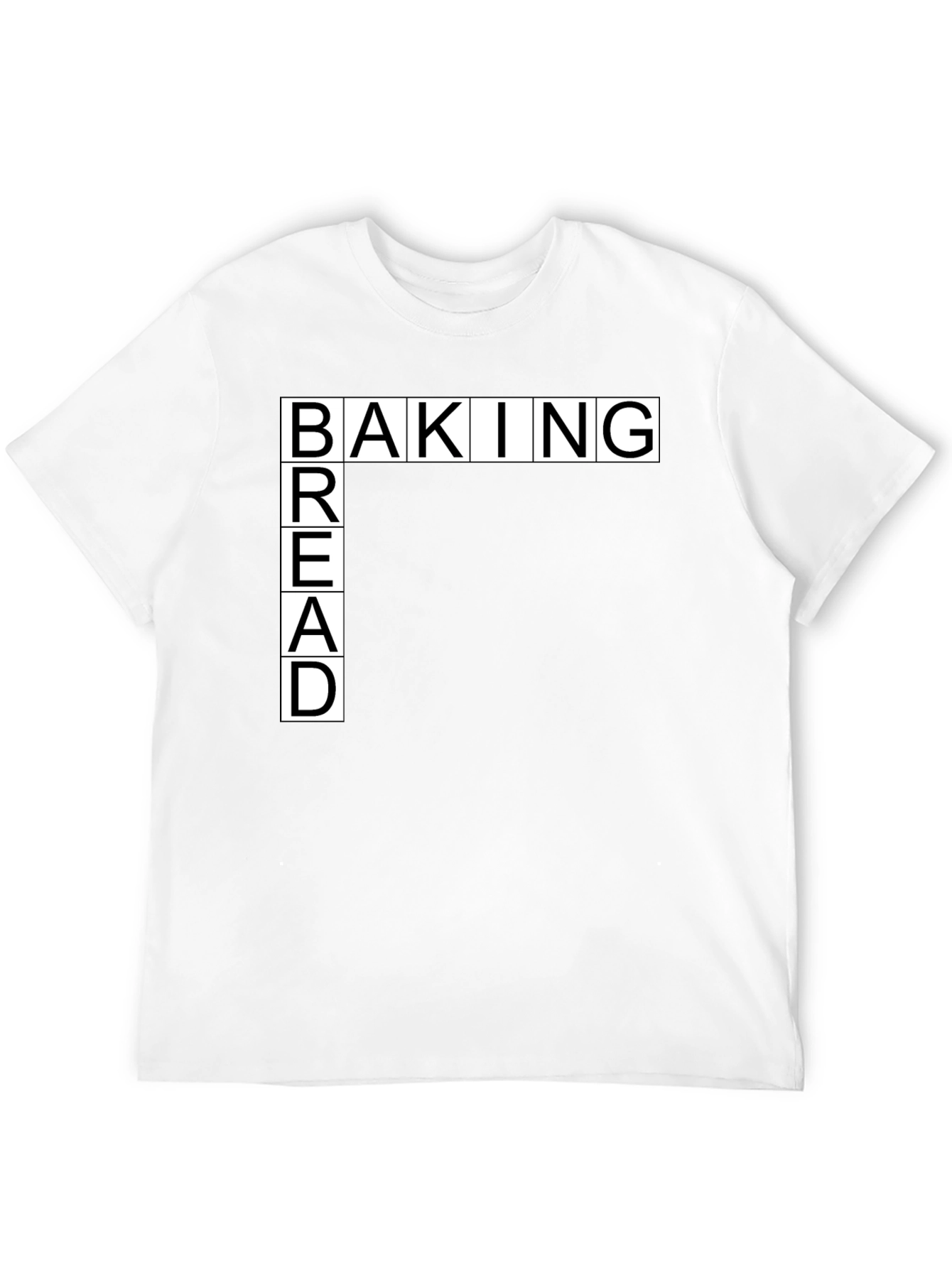 Baking Bread Black T-Shirt - Unique Design