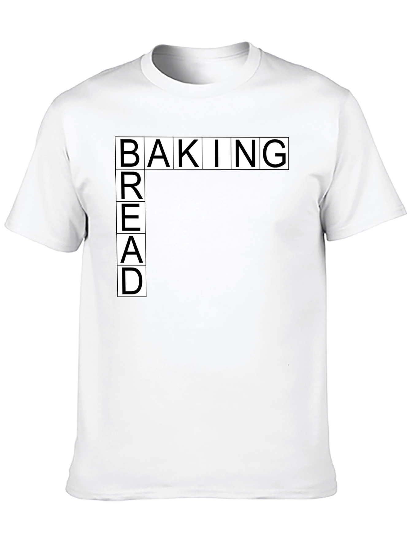 Baking Bread Black T-Shirt - Unique Design