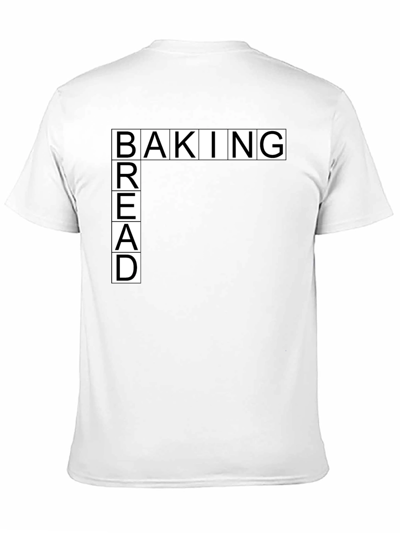 Baking Bread Black T-Shirt - Unique Design