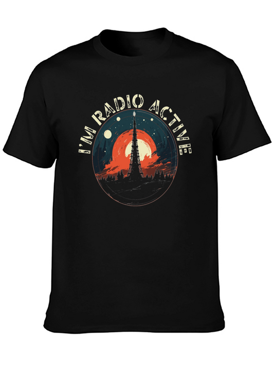 Radio Active Graphic Tee - Mens Casual Style