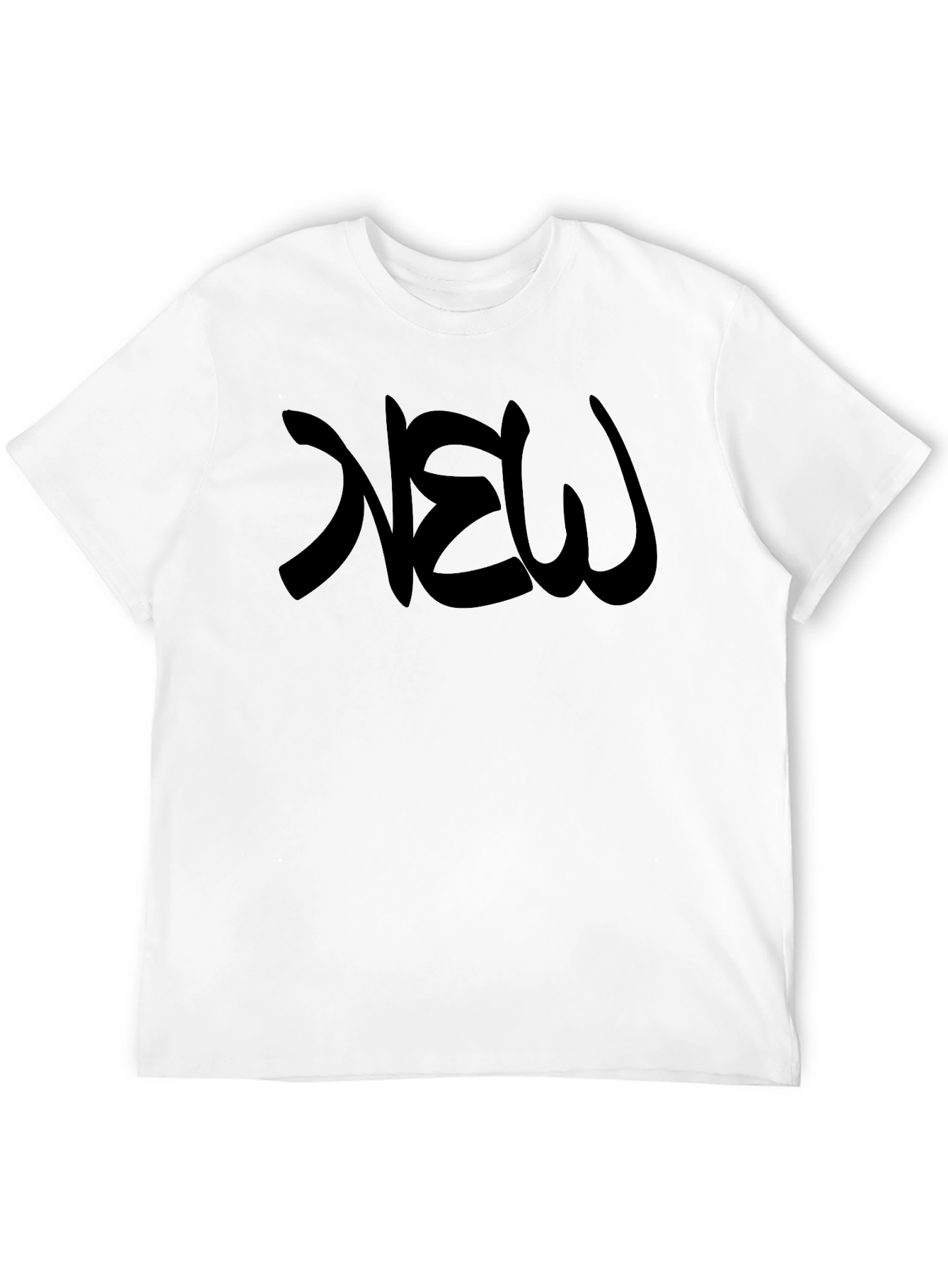 Mens Black NEW Graphic T-Shirt