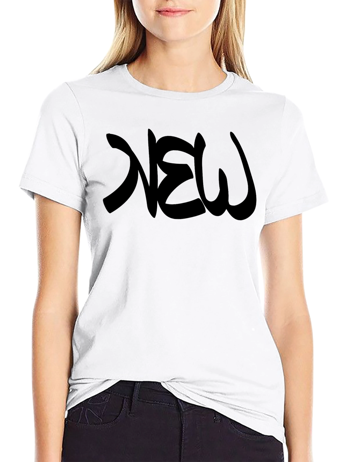 Mens Black NEW Graphic T-Shirt