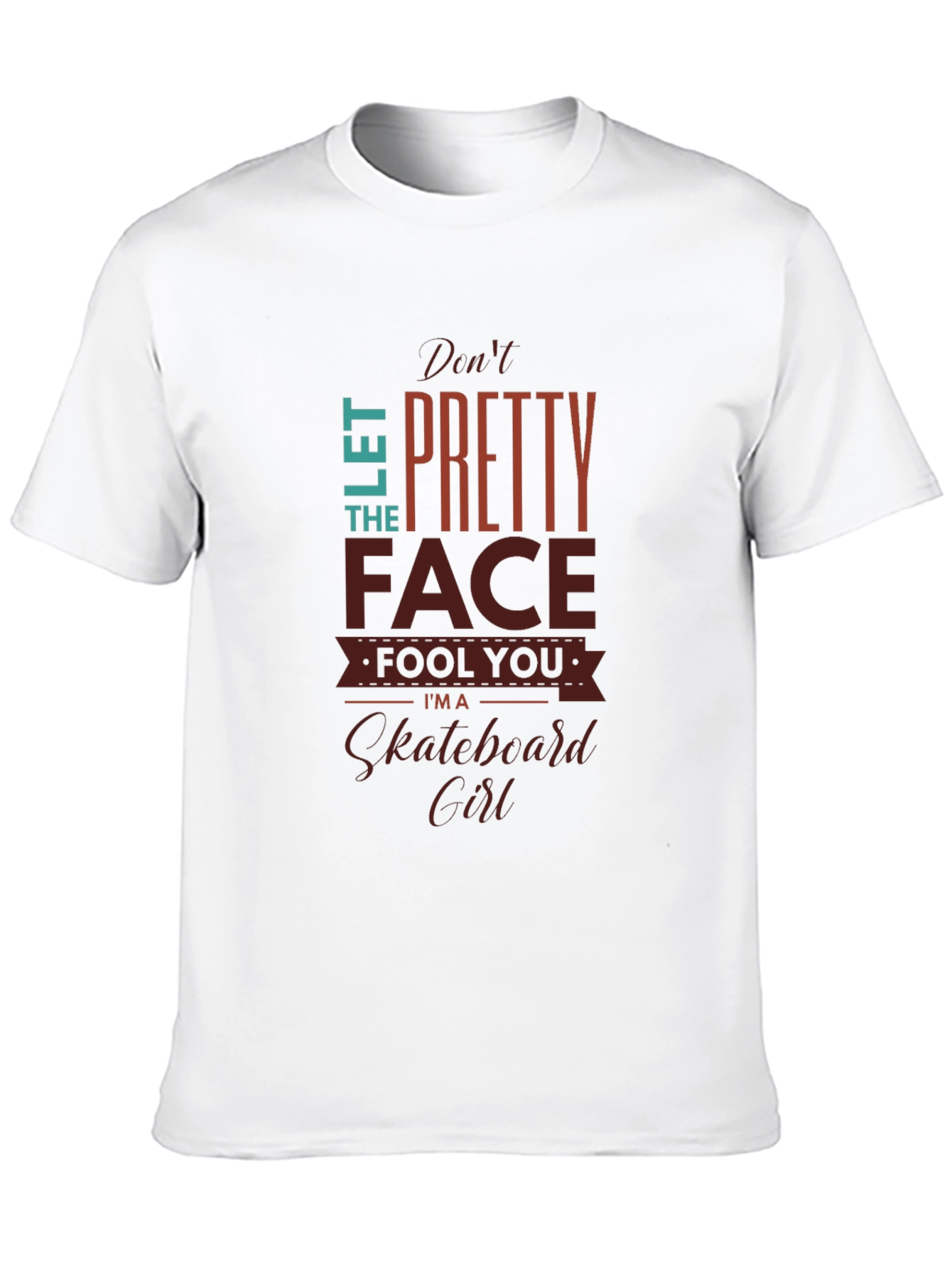 Skateboard Girl Graphic T-Shirt - Edgy Streetwear