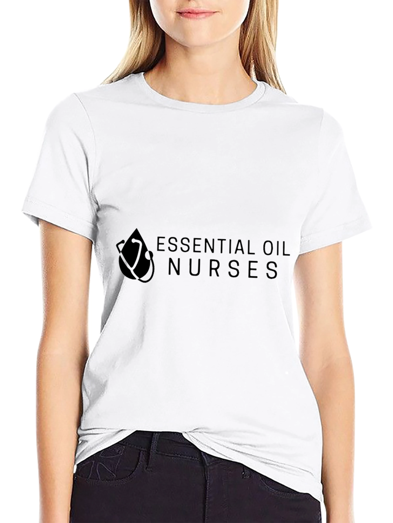 Essential Oil Nurses Black T-Shirt
