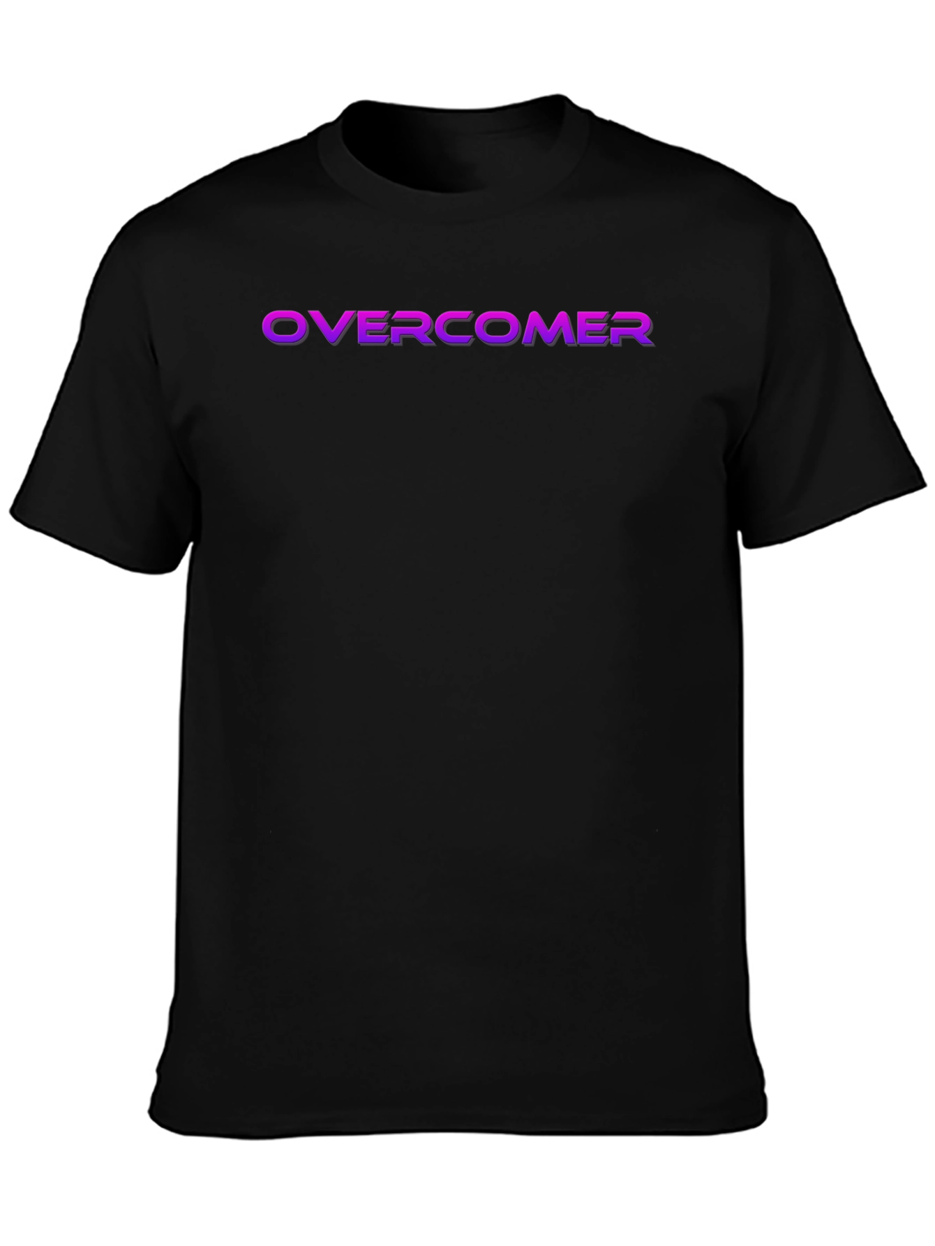 Overcomer Black Graphic T-Shirt