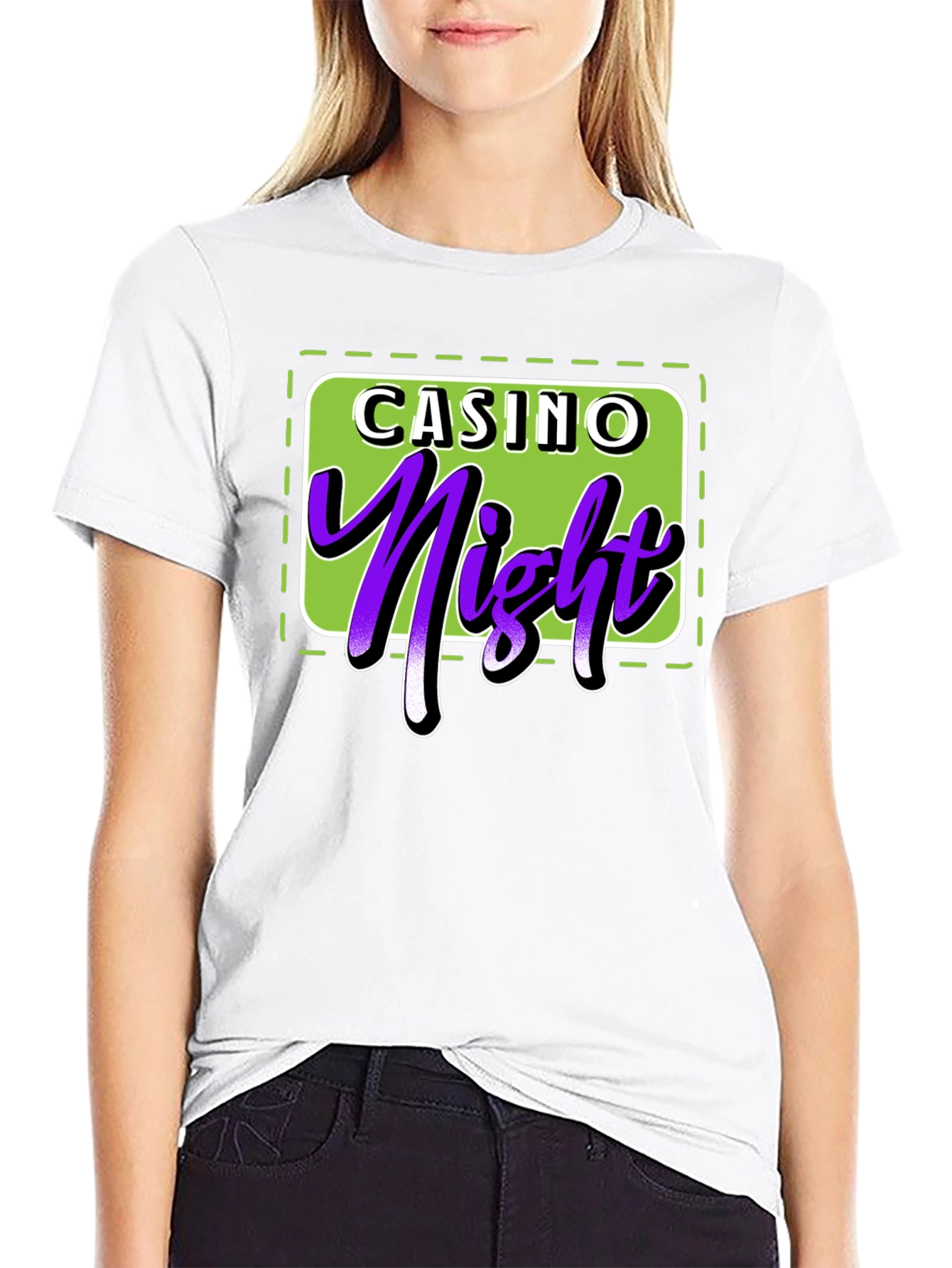 Casino Night T-Shirt - Lucky Purple