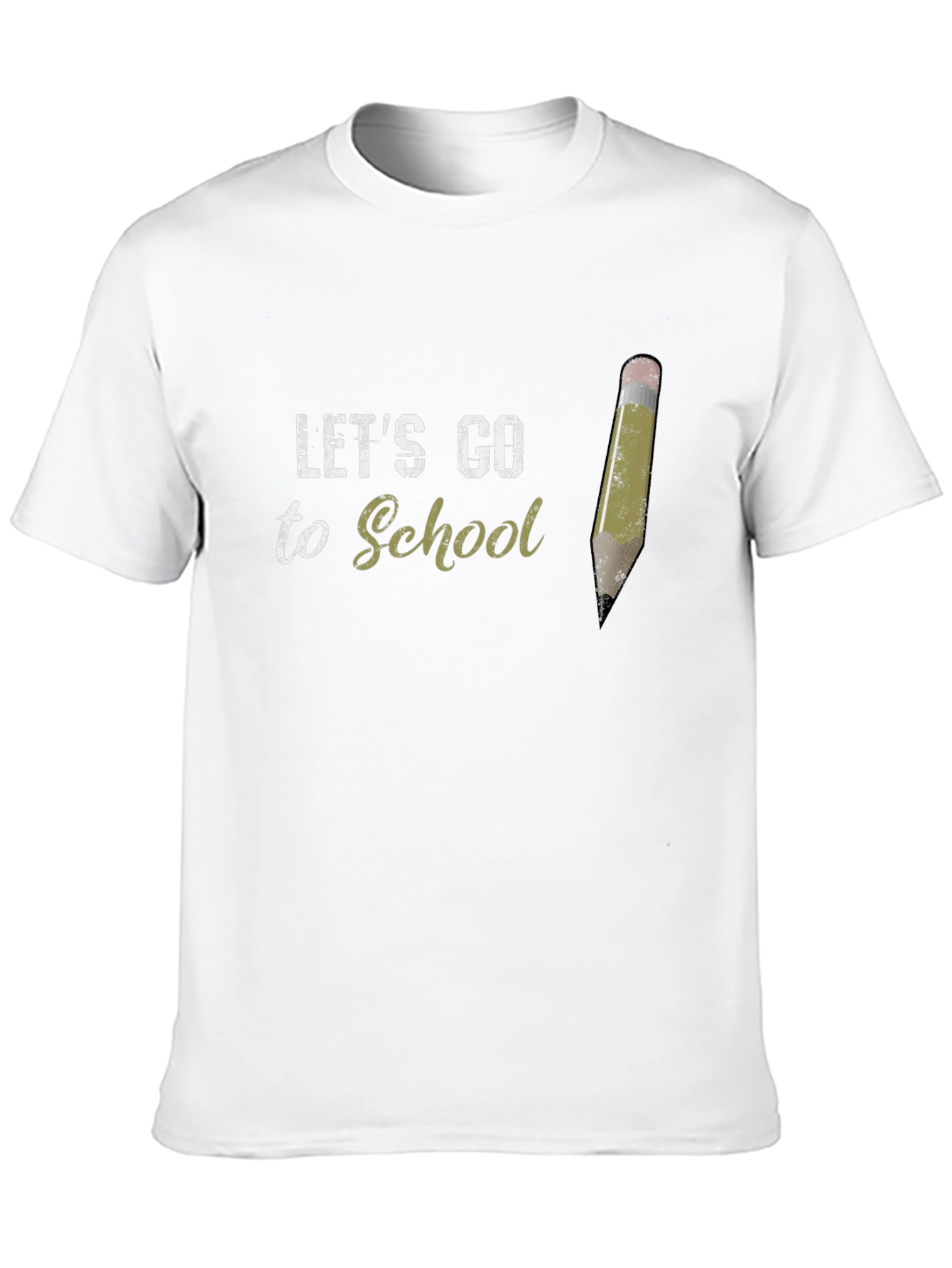 Lets Go to School Graphic T-Shirt