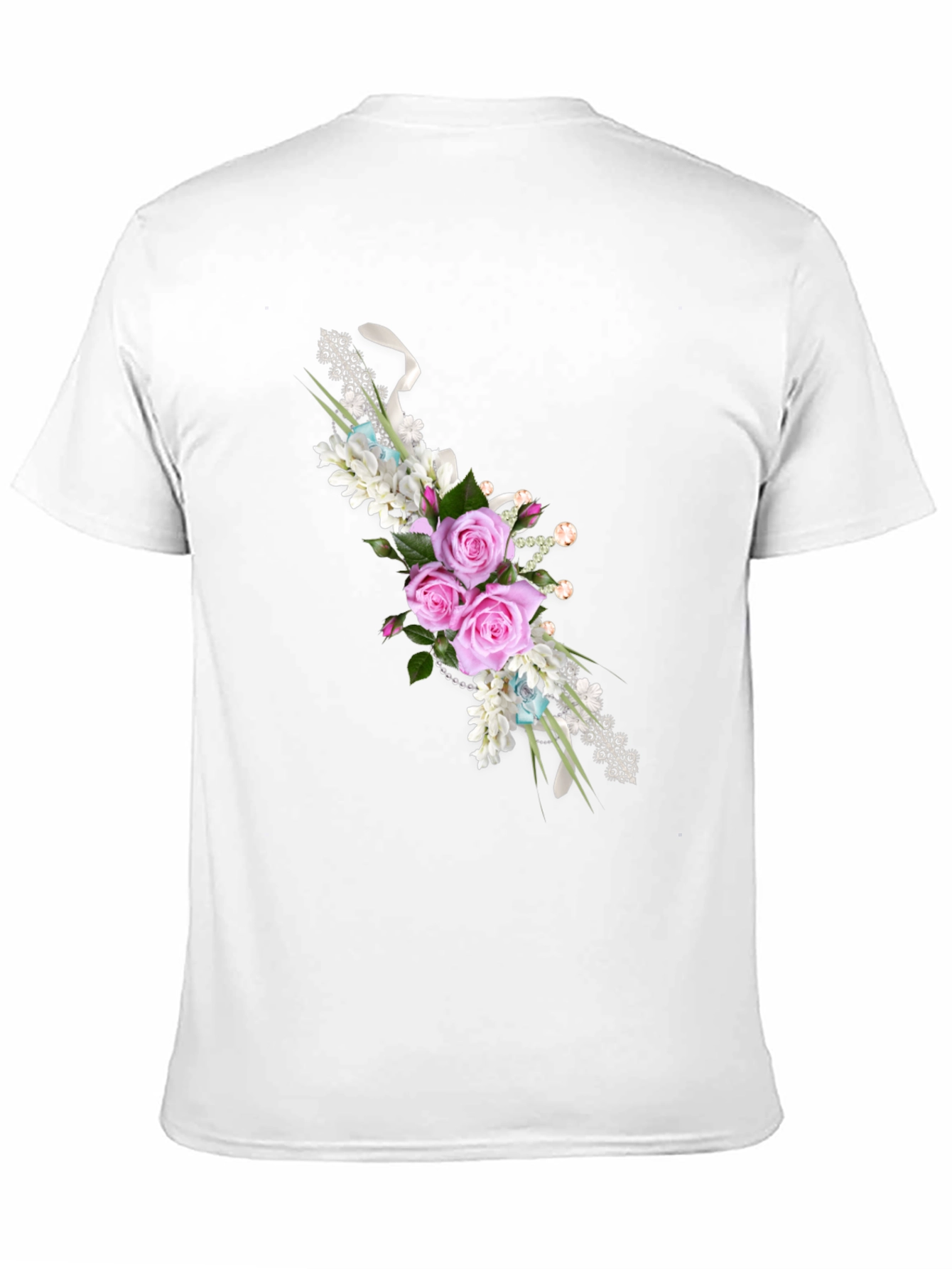 Floral Rose T-Shirt - Stylish Menswear