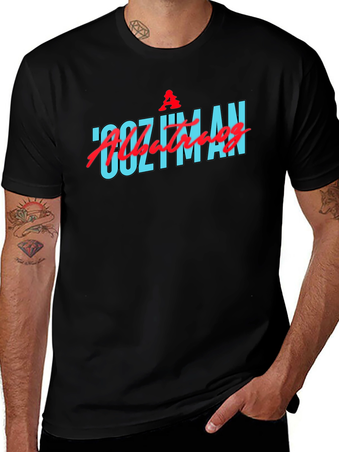 Albatross Man Graphic Tee - Soft Cotton Blend