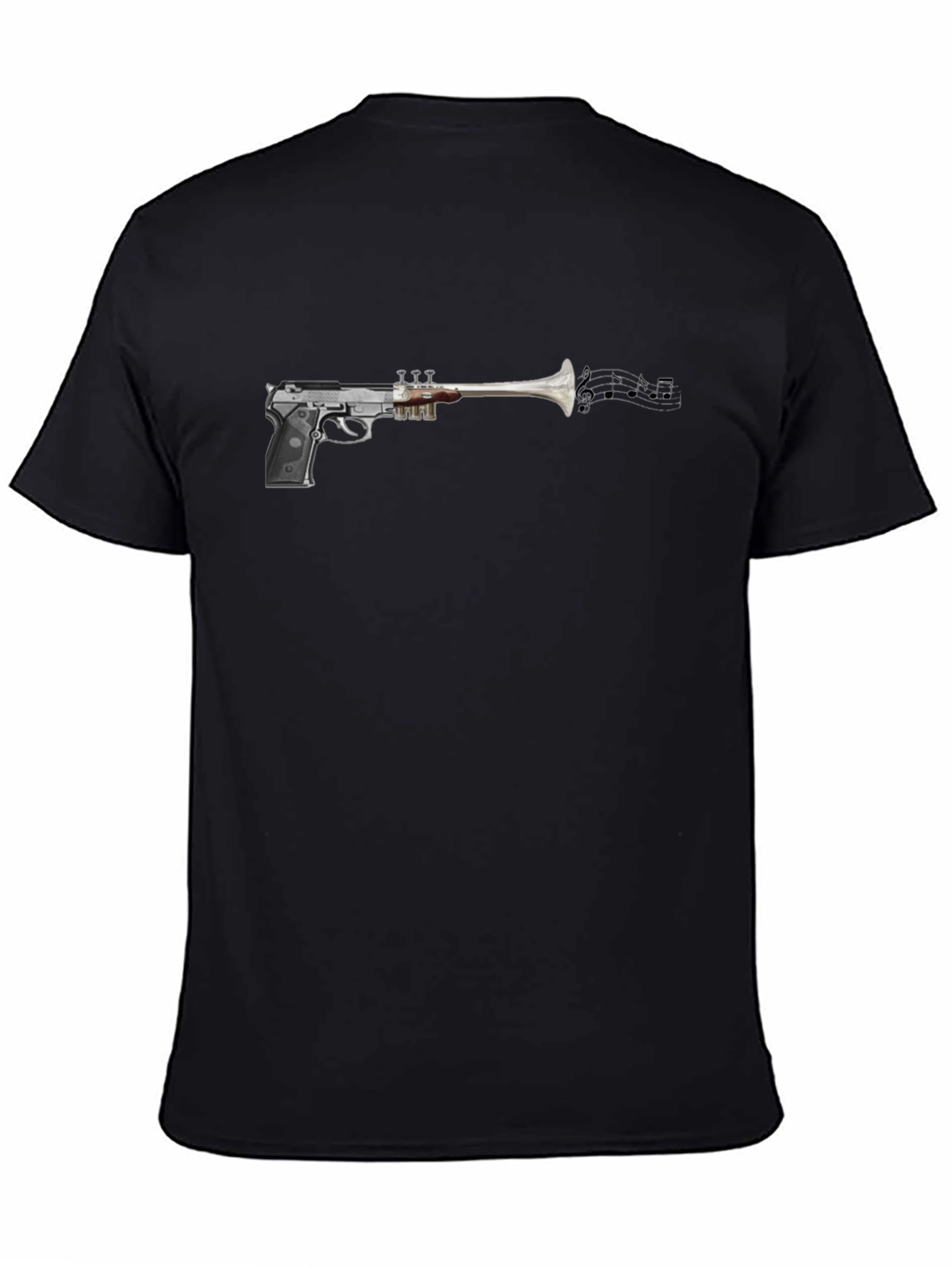 Musical Gun T-Shirt - Stylish & Unique Design