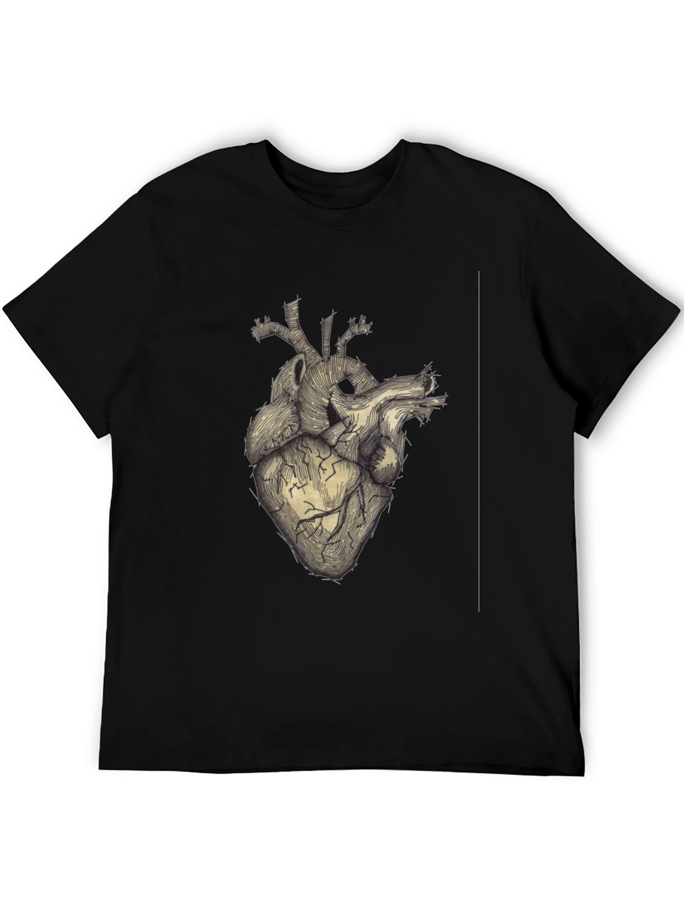 Anatomical Heart Graphic Tee - Unique Design