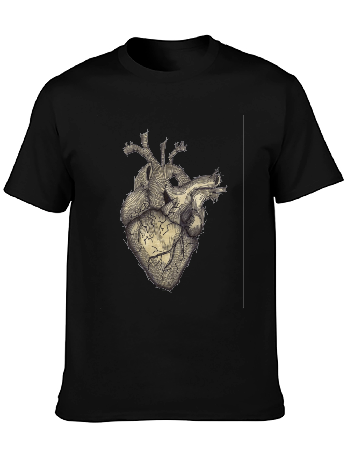 Anatomical Heart Graphic Tee - Unique Design