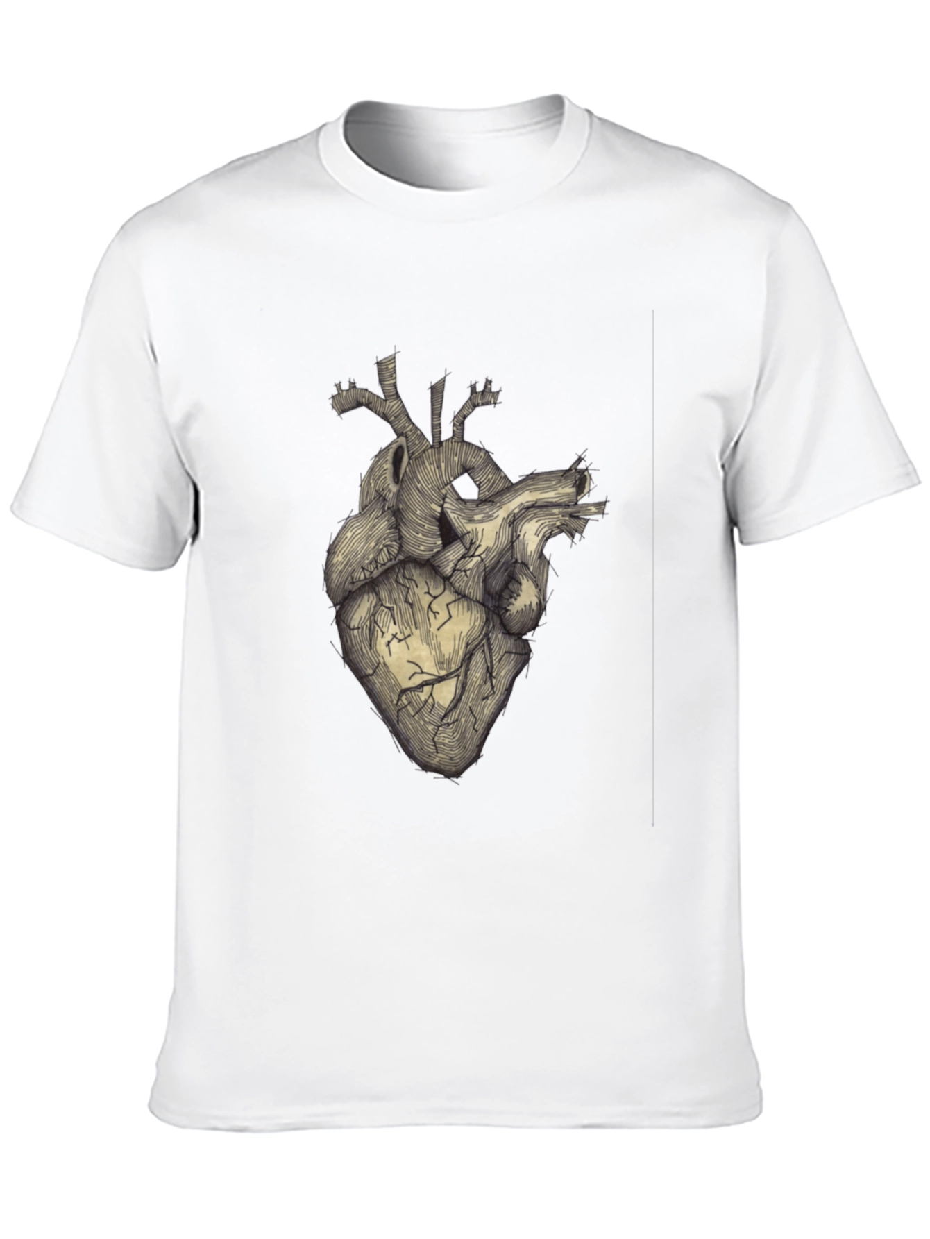 Anatomical Heart Graphic Tee - Unique Design