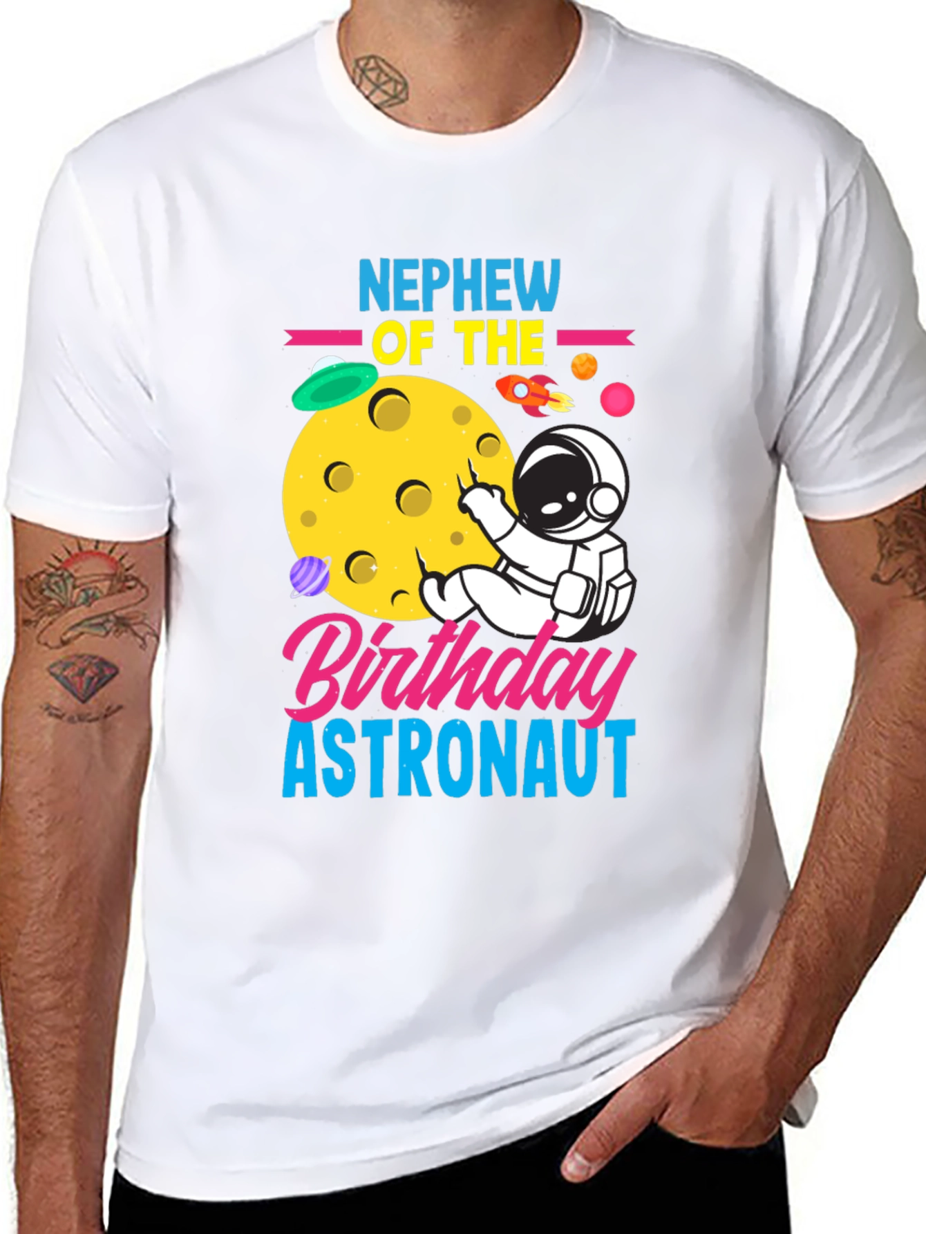 Nephew Birthday Astronaut T-Shirt