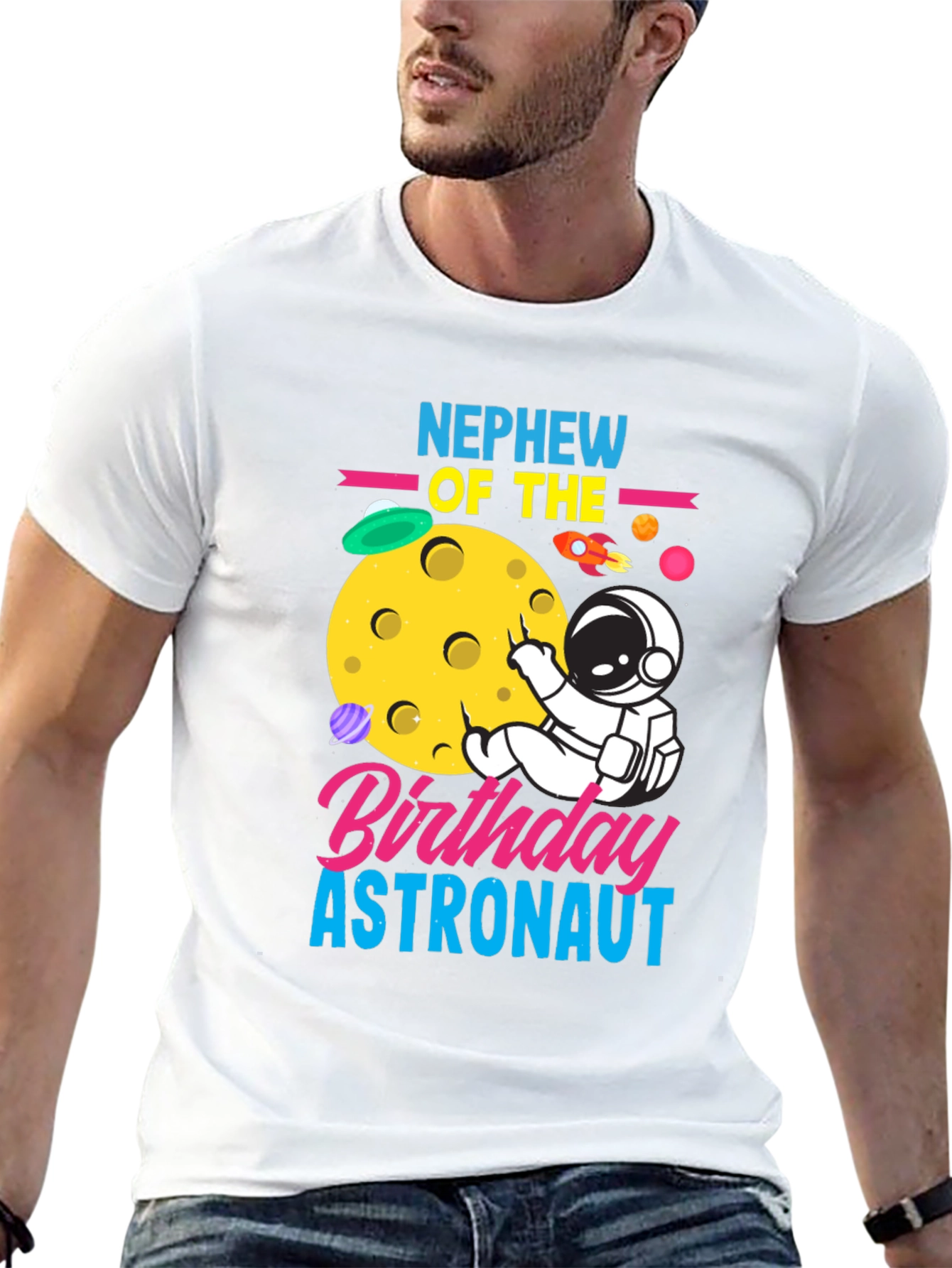 Nephew Birthday Astronaut T-Shirt