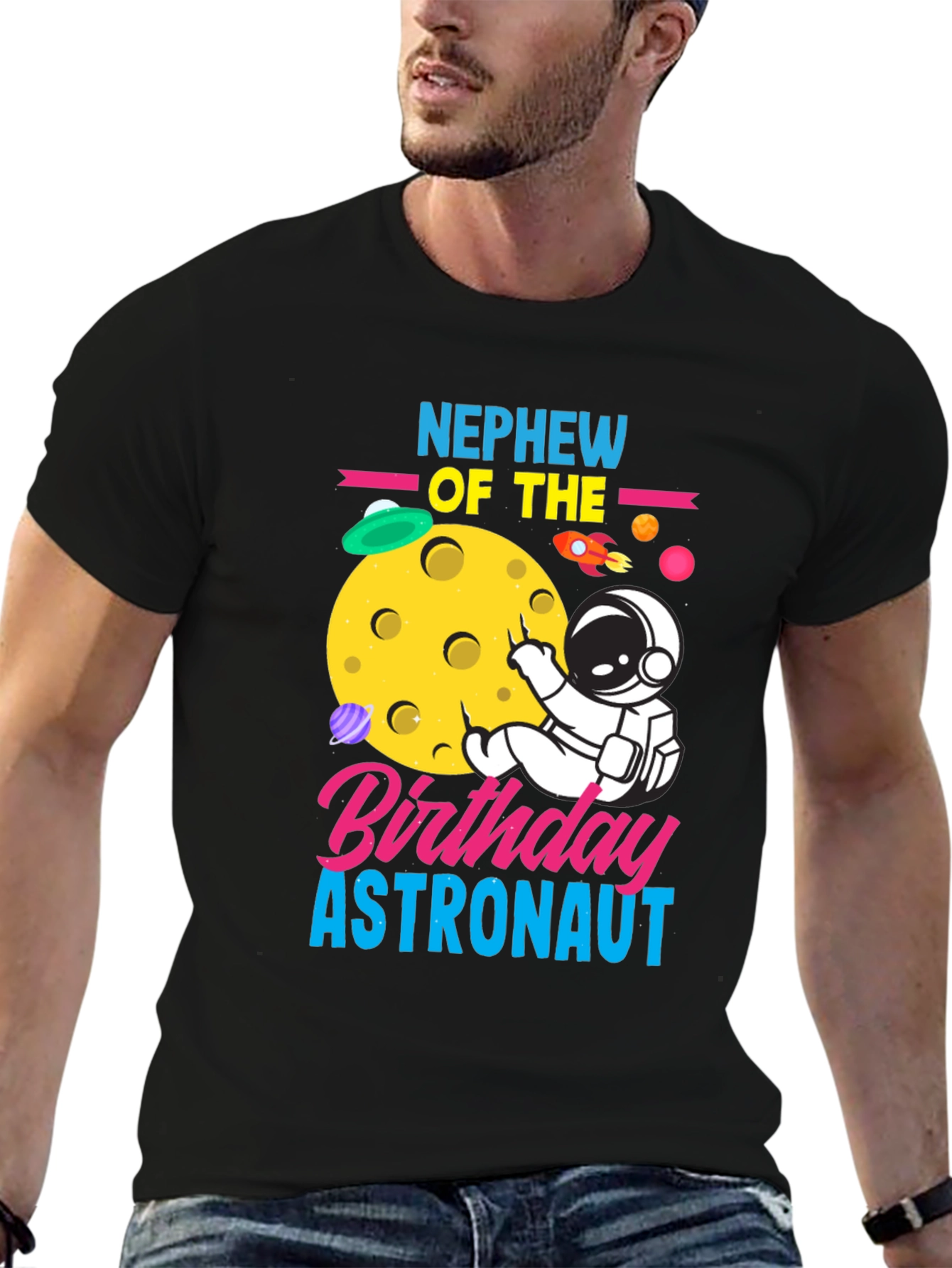 Nephew Birthday Astronaut T-Shirt