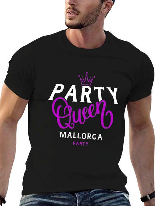 Party Queen Mallorca T-Shirt - Fun Night Out Tee