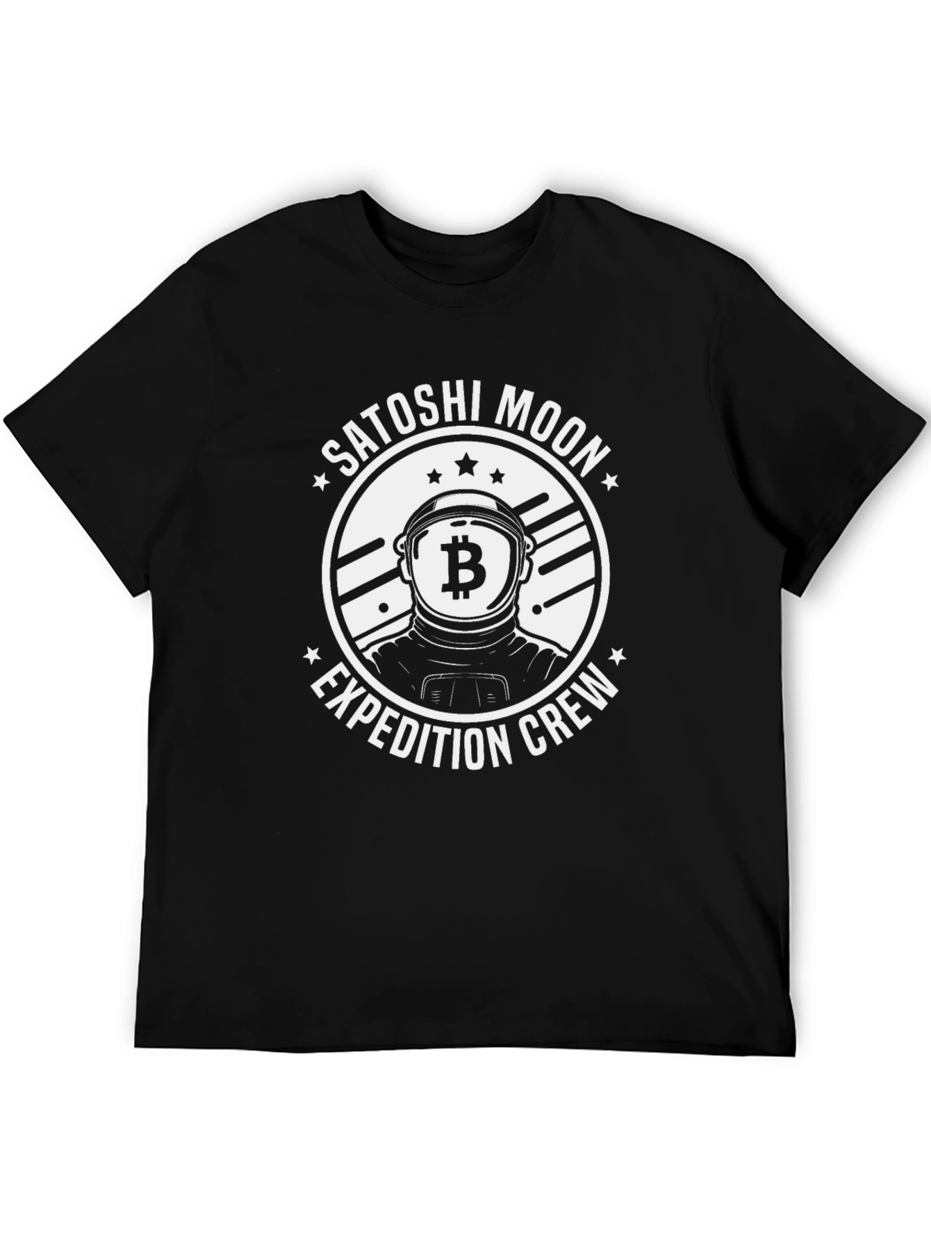 Satoshi Moon Expedition Crew Graphic T-Shirt