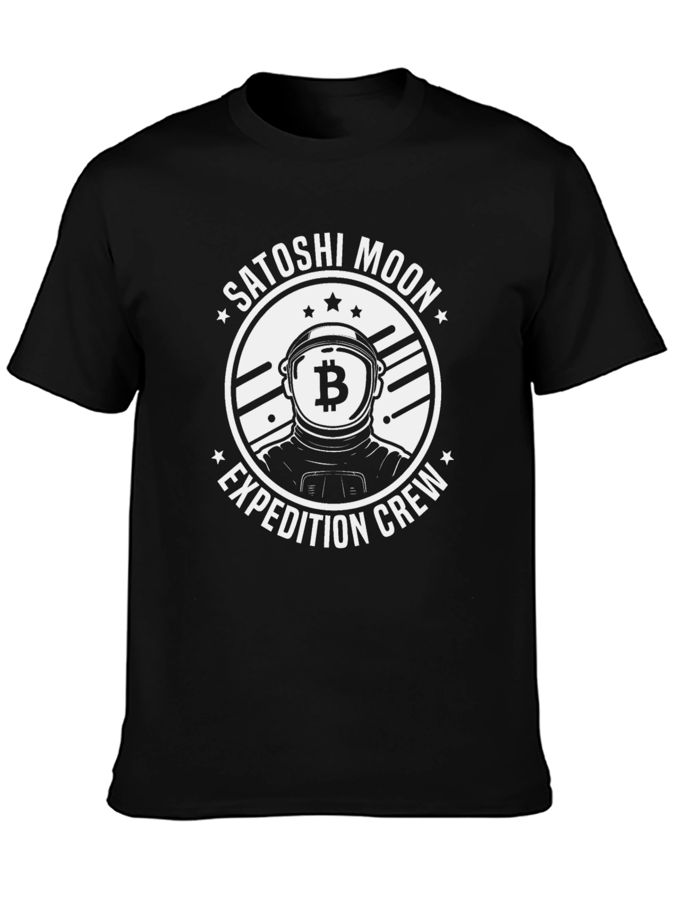 Satoshi Moon Expedition Crew Graphic T-Shirt