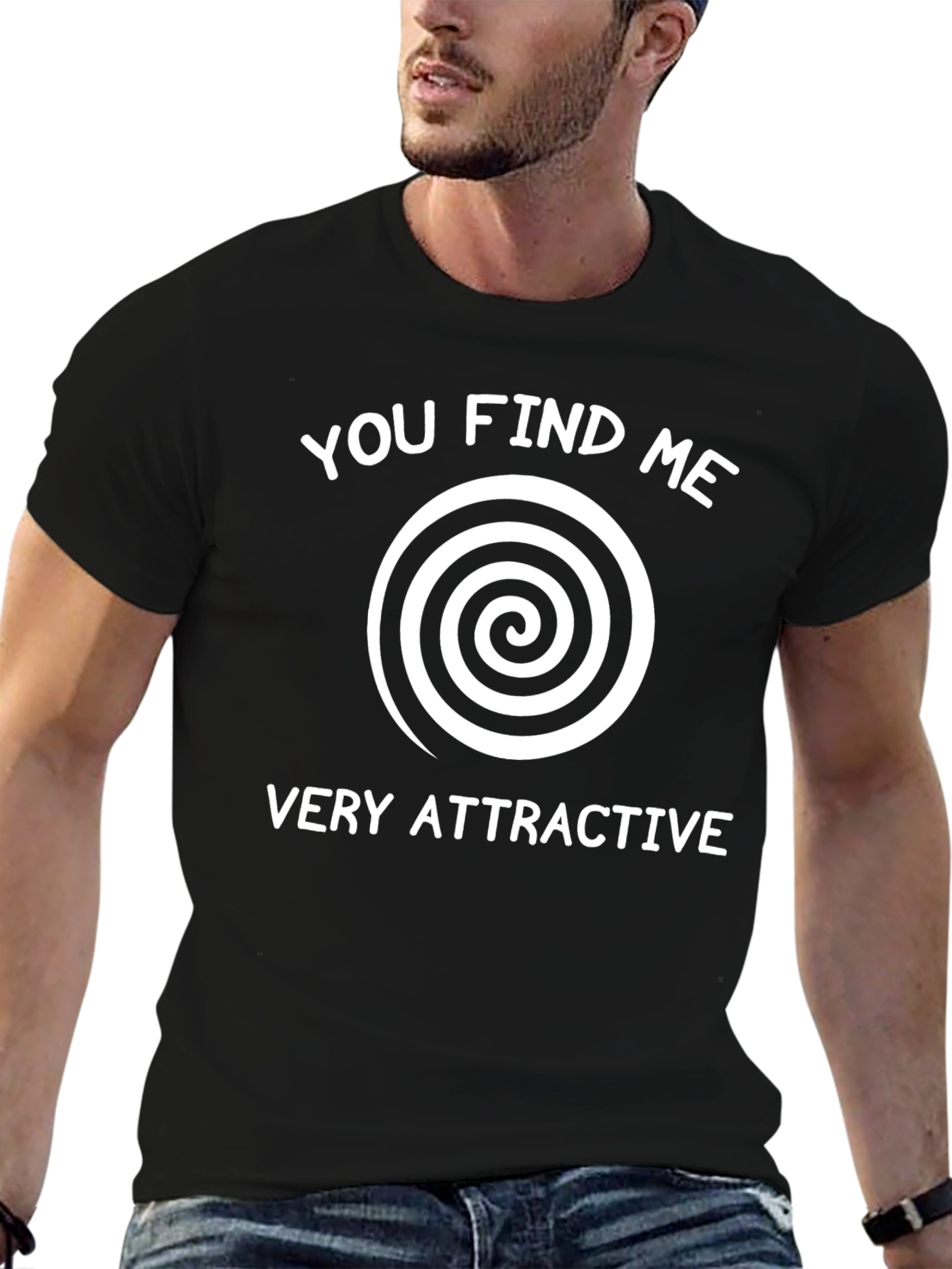 Hypnotic Spiral T-Shirt - You Find Me Very Attractive
