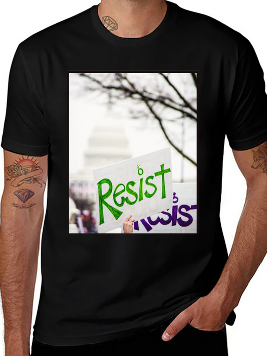 Resist Graphic Print T-Shirt - Activism Tee