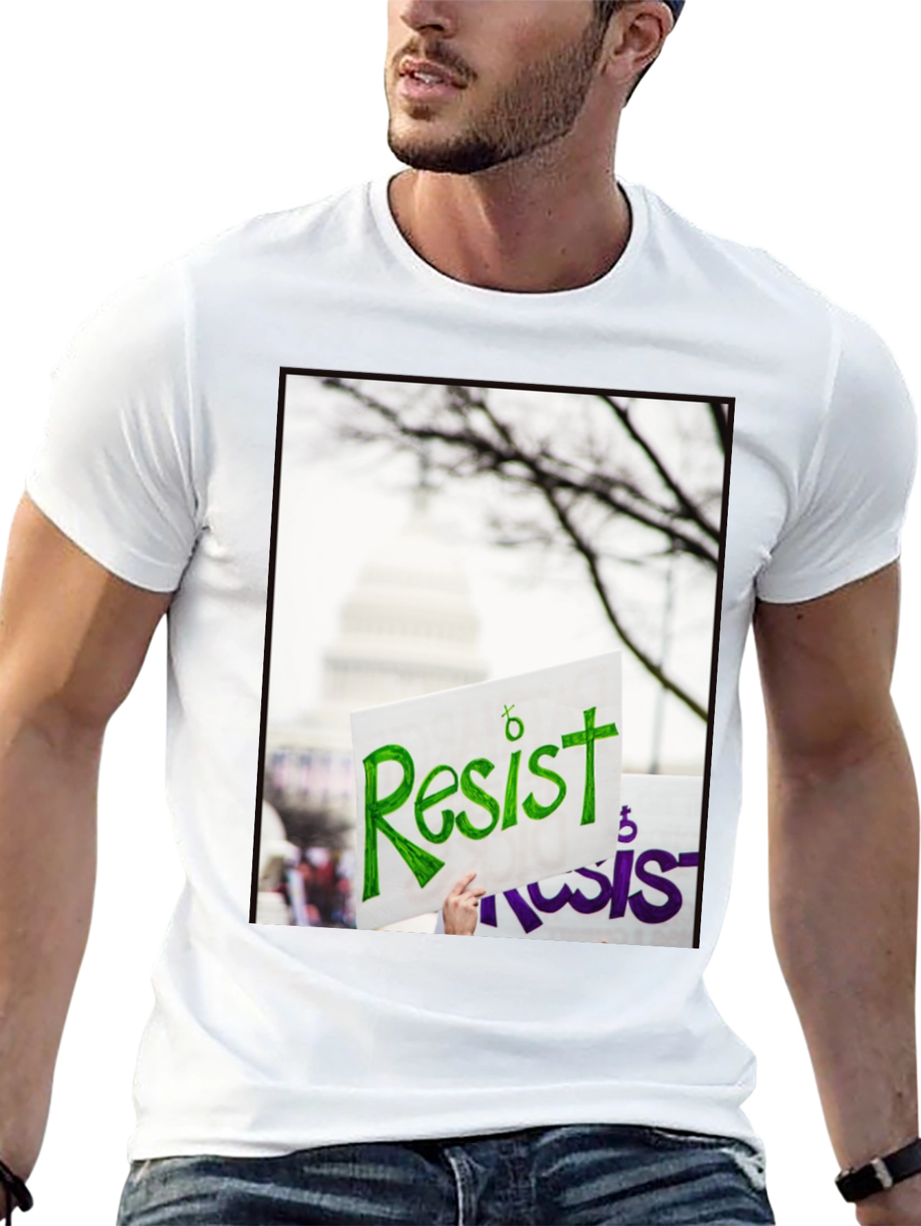 Resist Graphic Print T-Shirt - Activism Tee