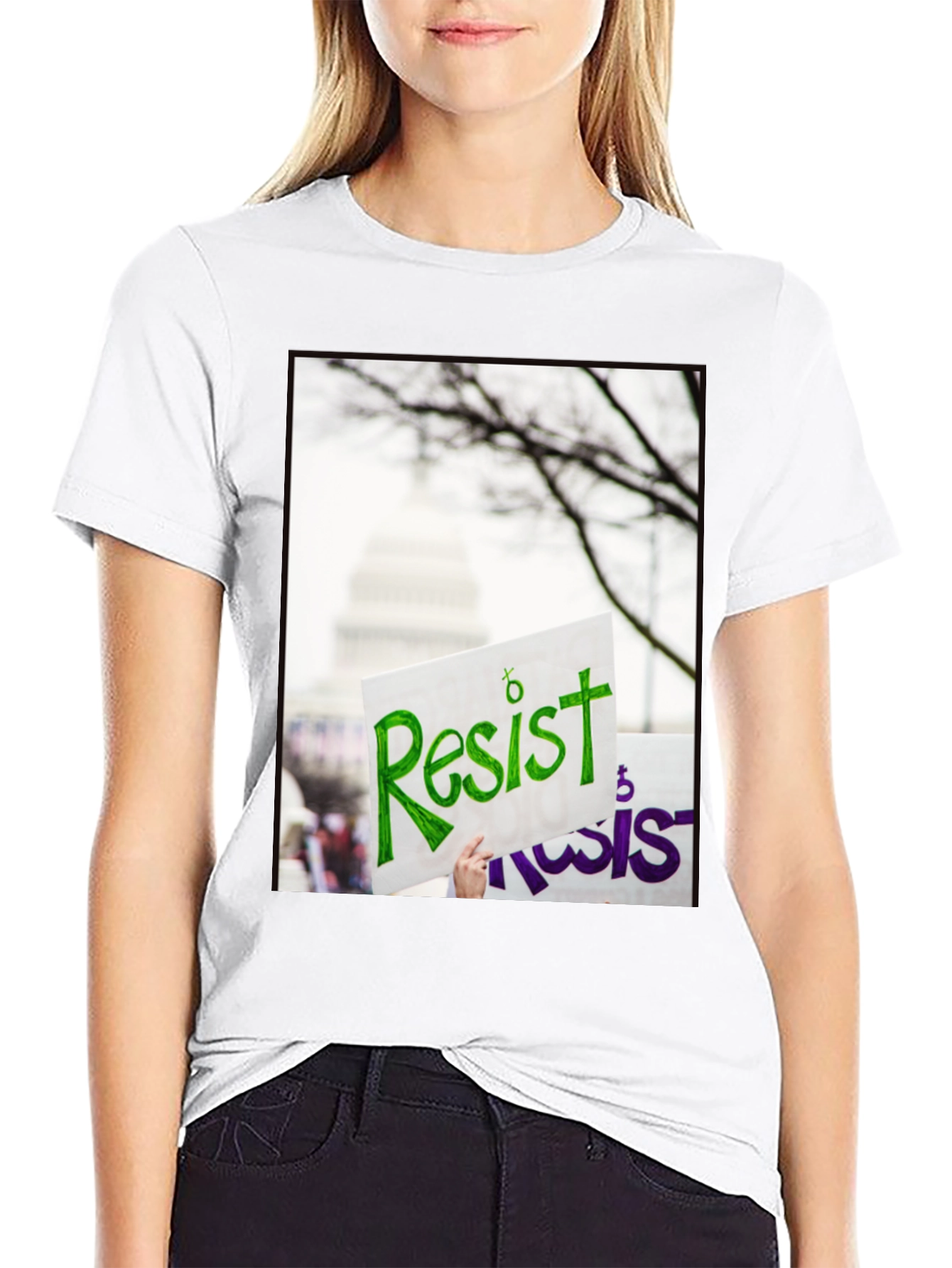 Resist Graphic Print T-Shirt - Activism Tee