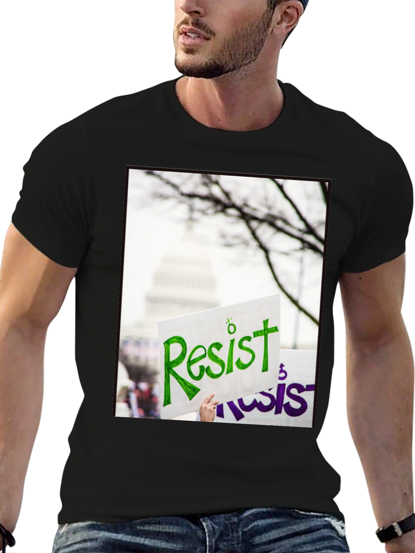 Resist Graphic Print T-Shirt - Activism Tee
