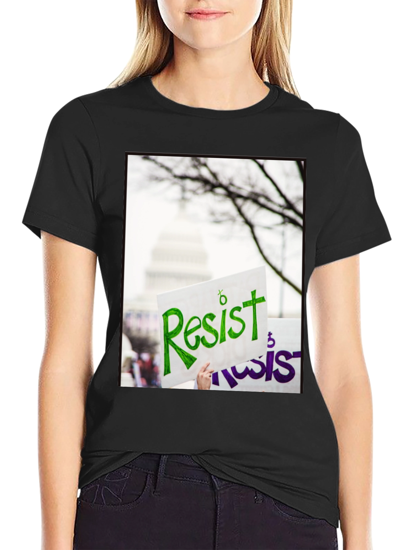 Resist Graphic Print T-Shirt - Activism Tee