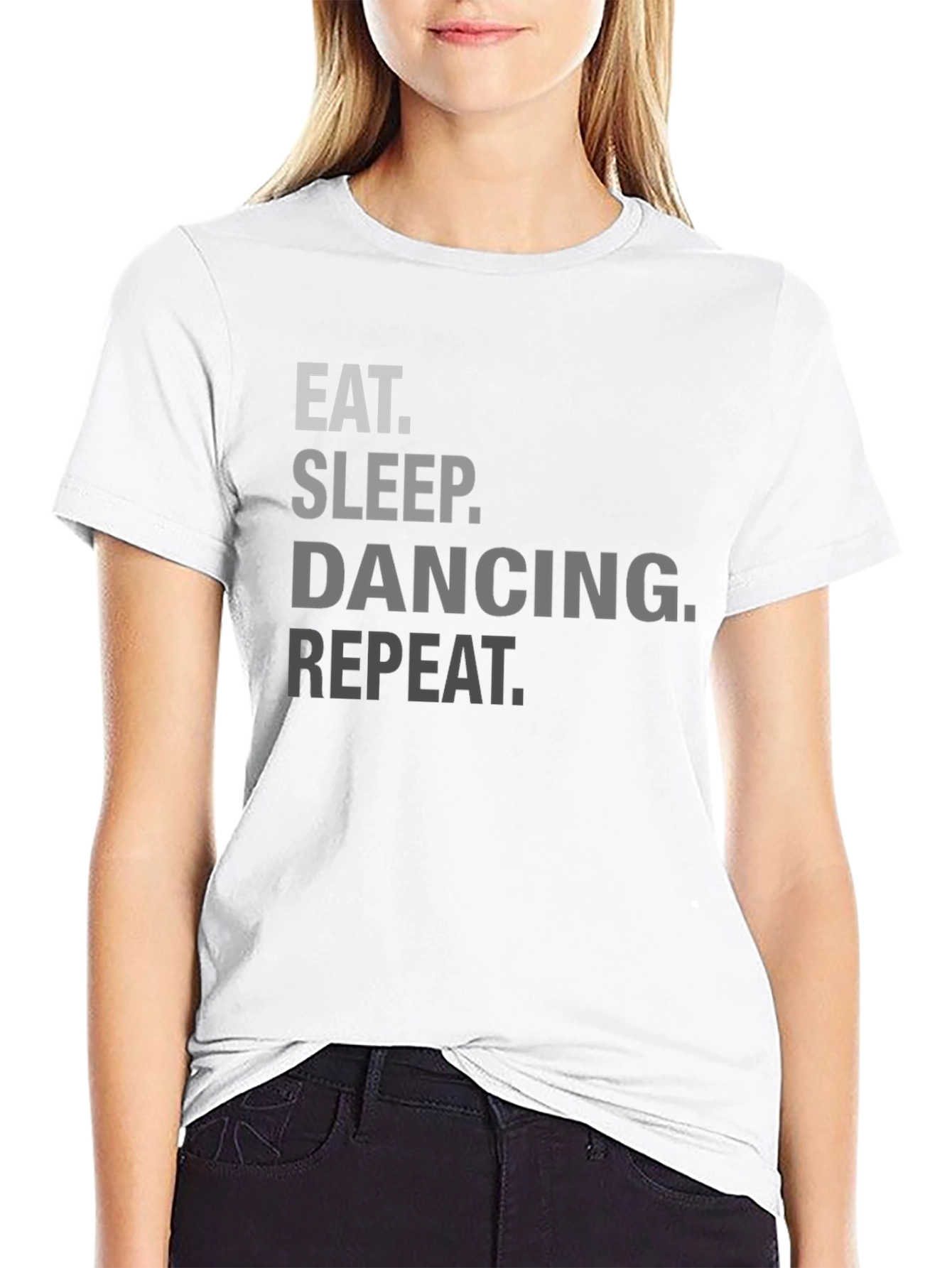 Eat Sleep Dancing Repeat Graphic T-Shirt