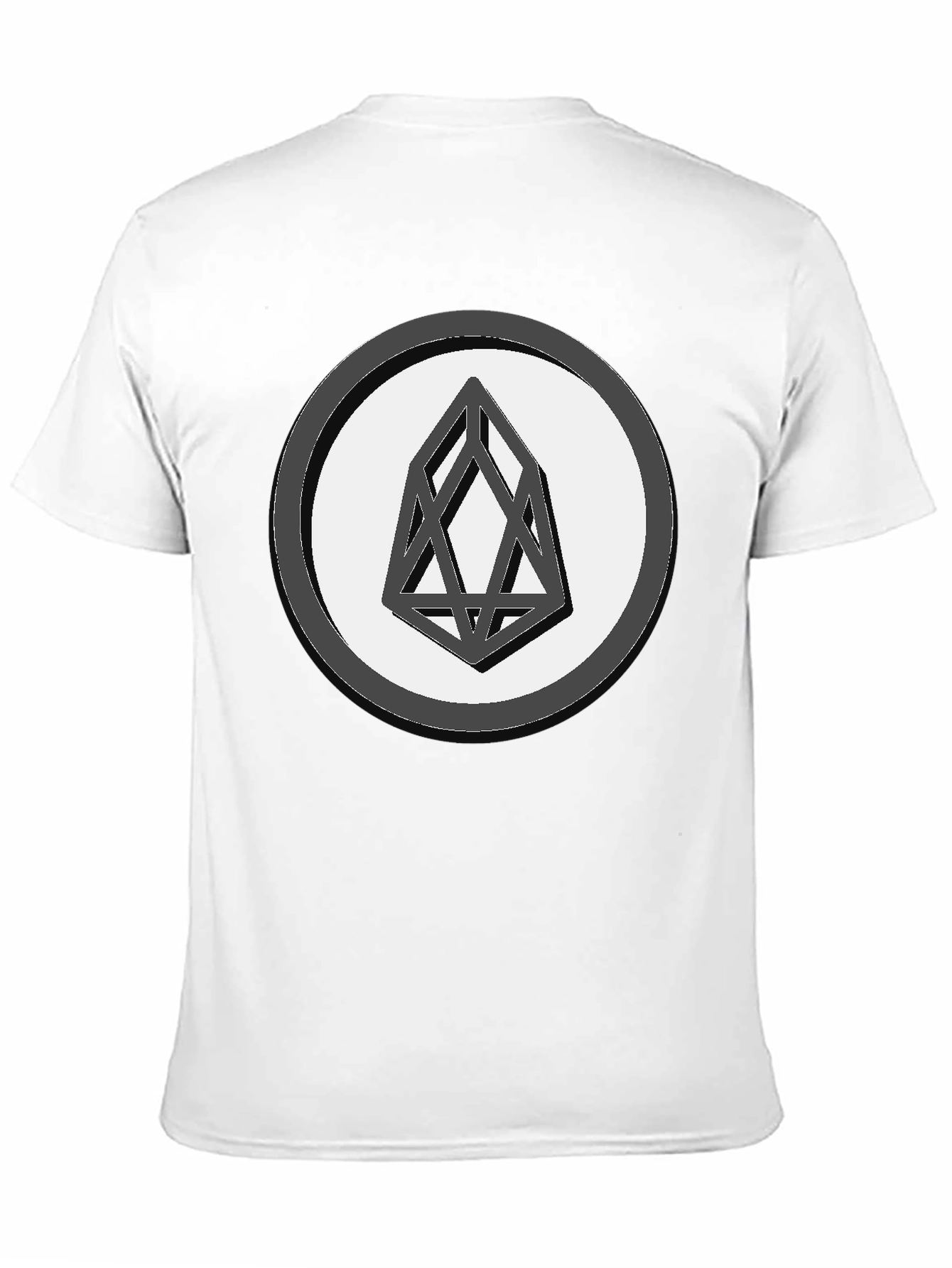 Geometric Graphic Print Tee - Black