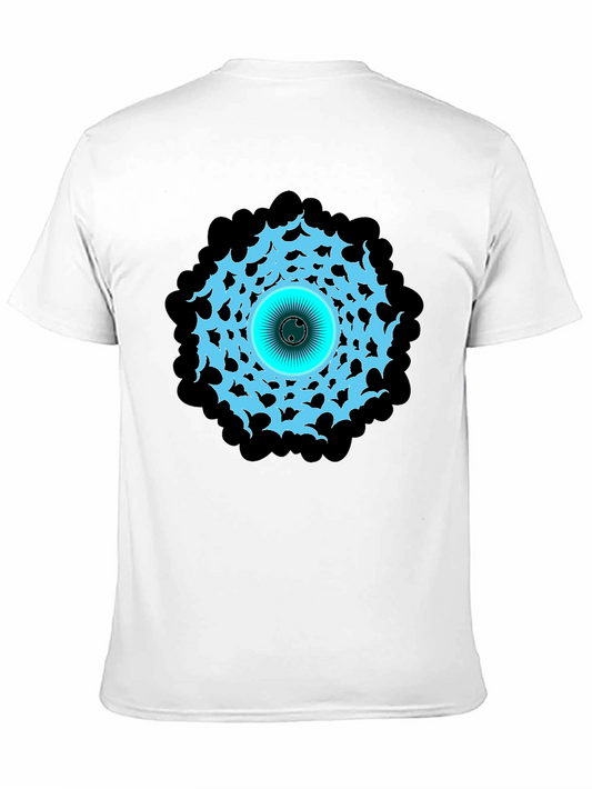 Eye-Catching Graphic Print Black T-Shirt