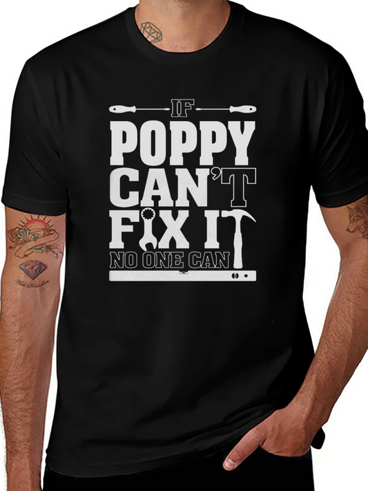 Poppy Can Fix It T-Shirt - Black