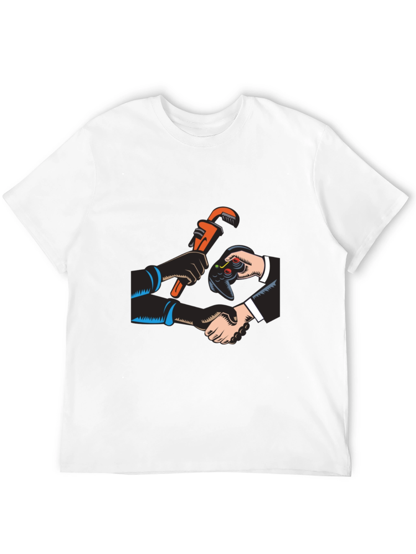 Gamer Plumber Black T-Shirt