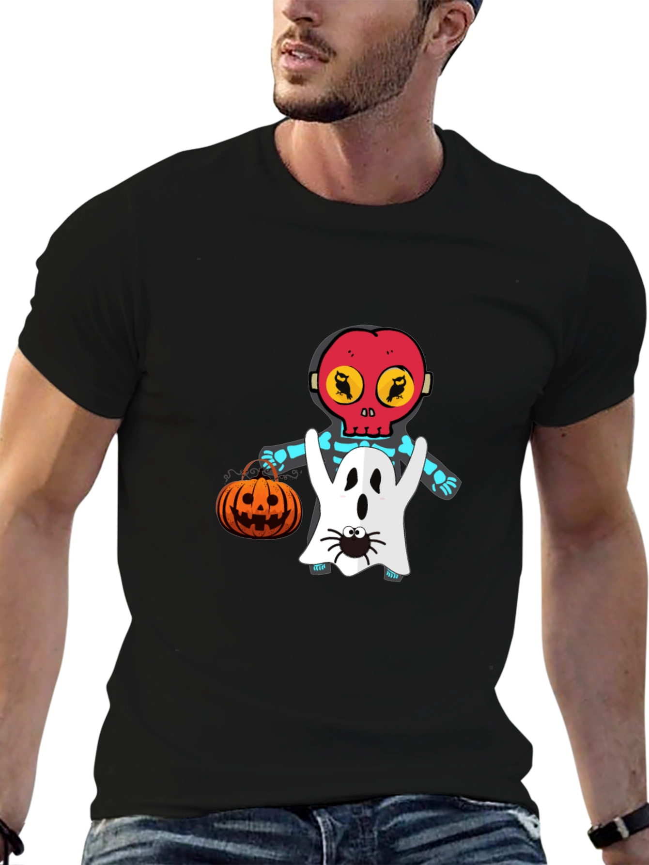 Spooky Season Graphic Tee - Halloween Apparel