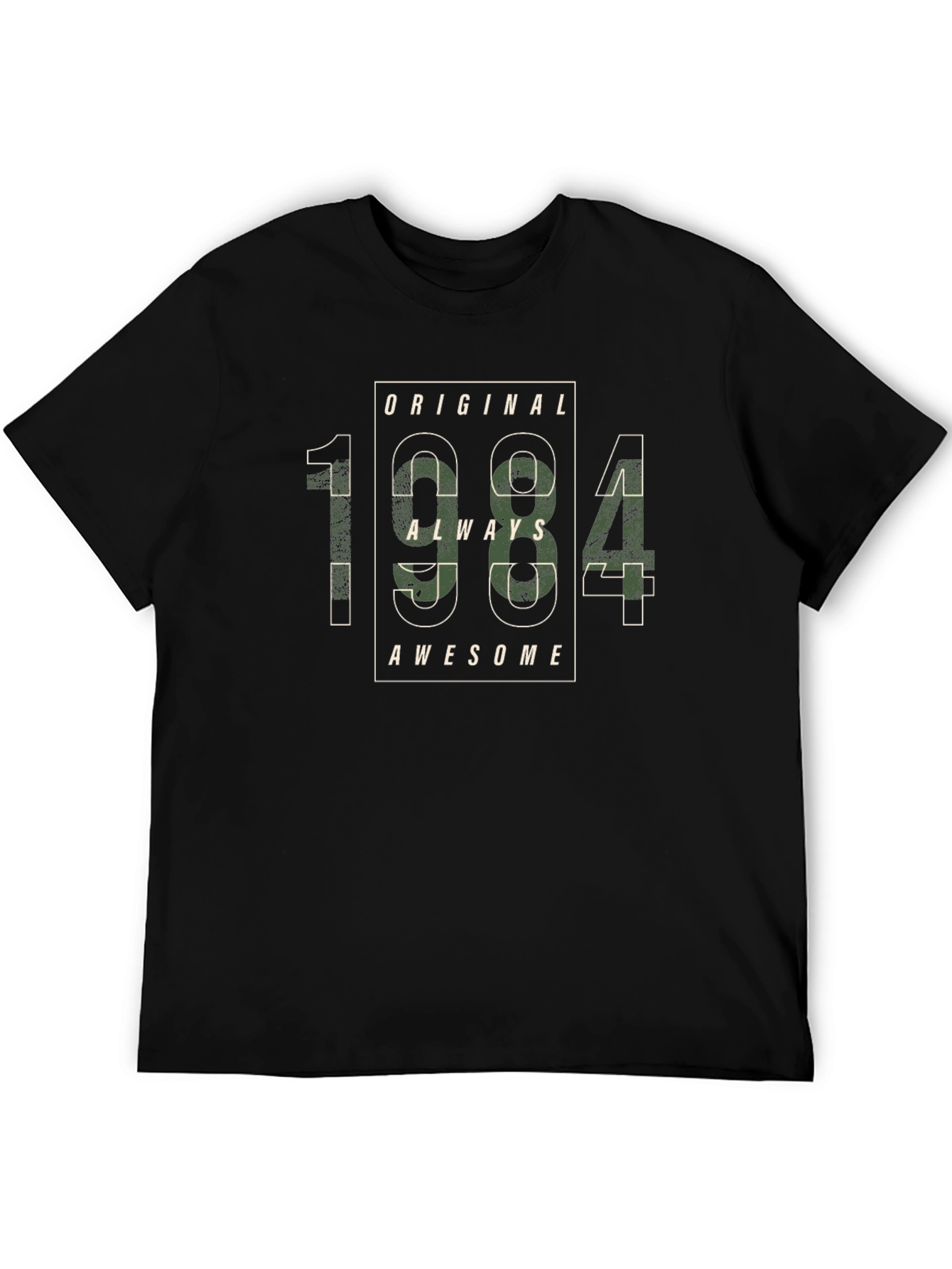 Original 1984 Always Awesome Black T-Shirt