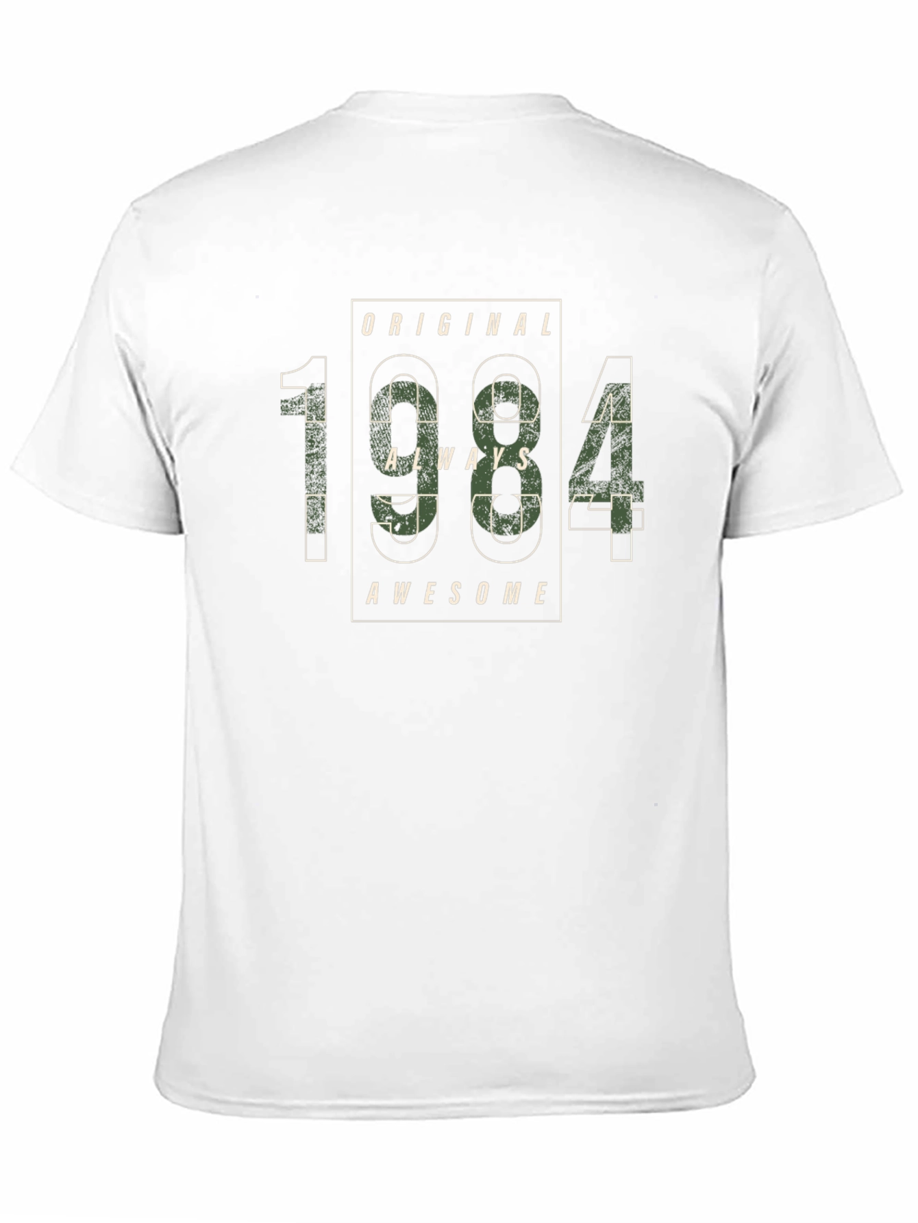 Original 1984 Always Awesome Black T-Shirt