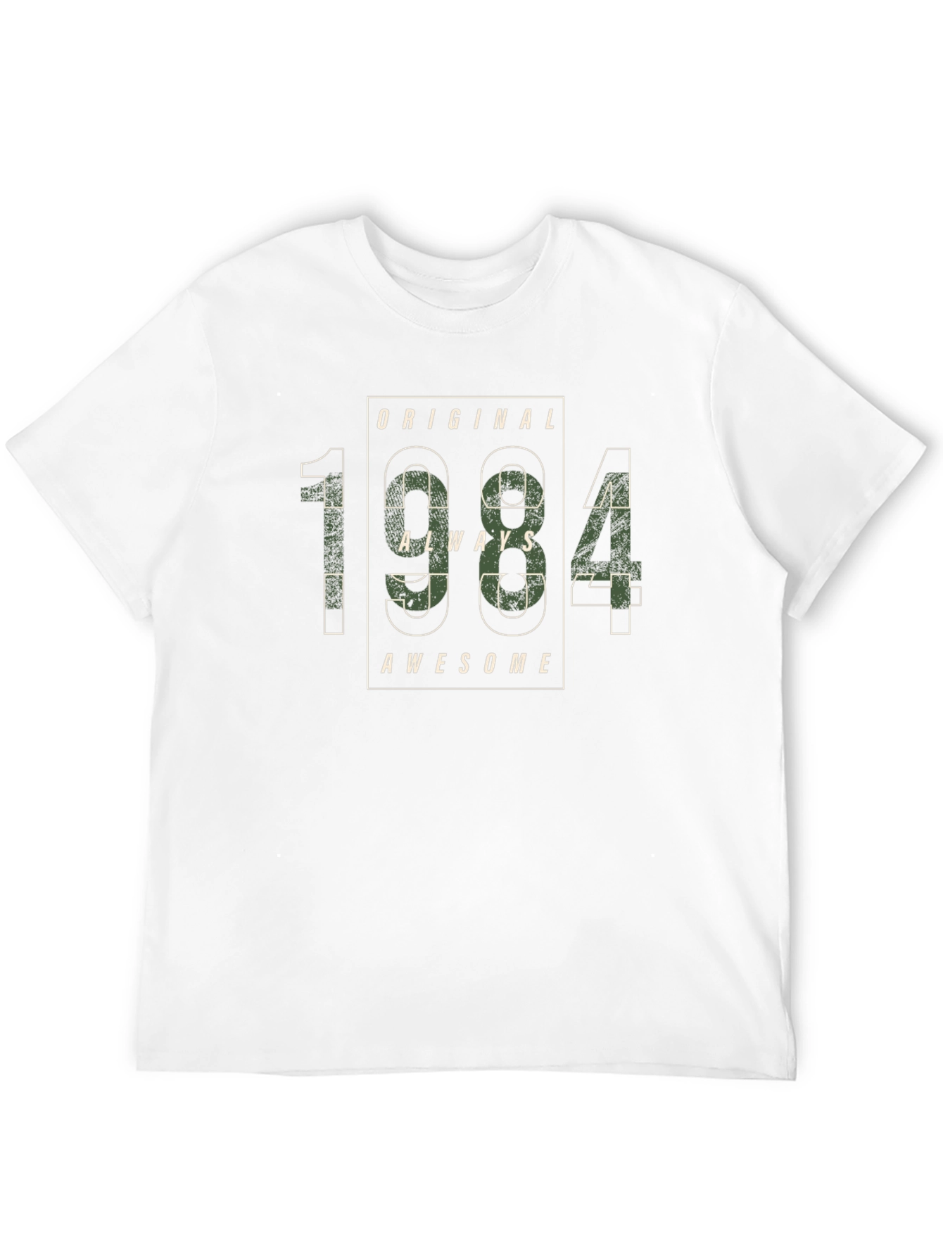 Original 1984 Always Awesome Black T-Shirt