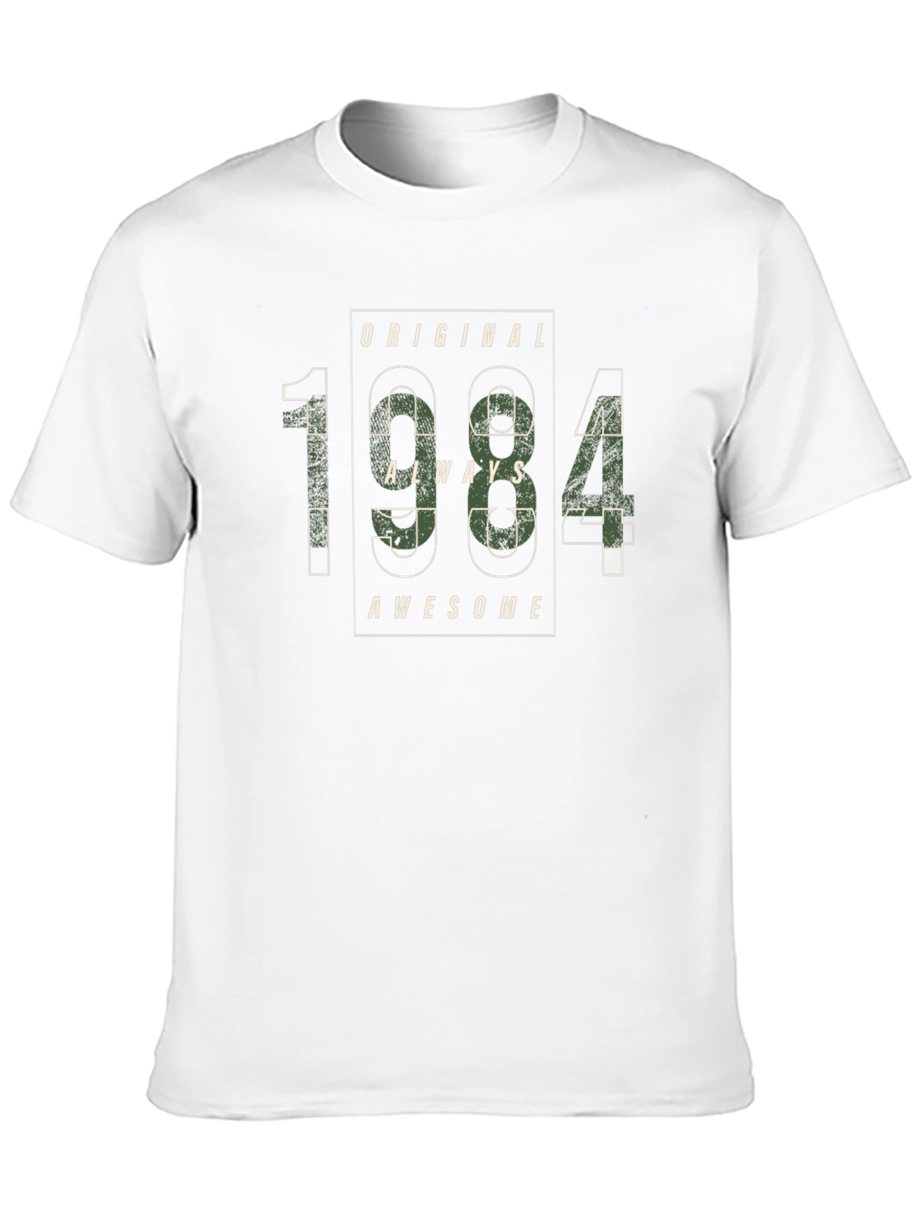 Original 1984 Always Awesome Black T-Shirt