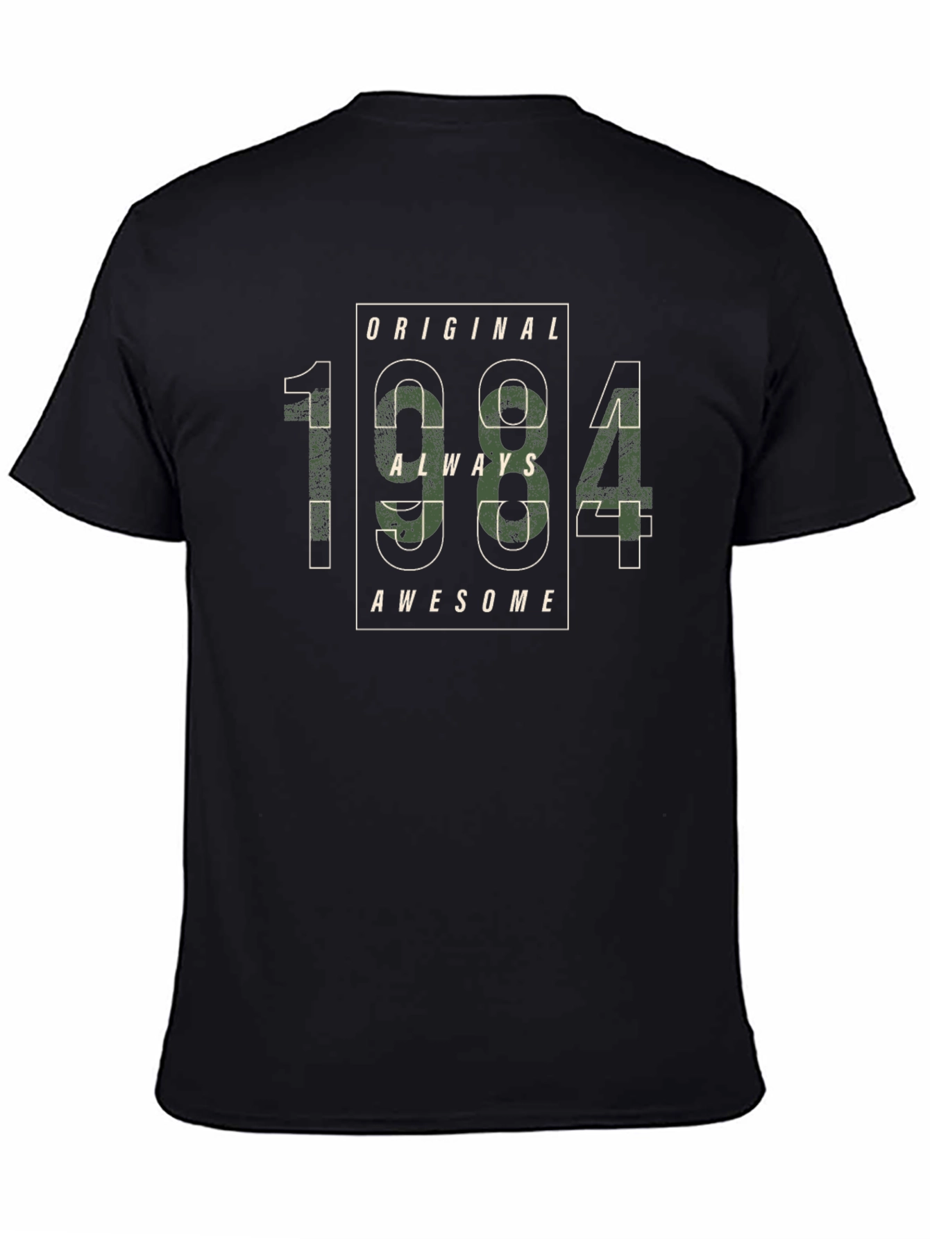 Original 1984 Always Awesome Black T-Shirt