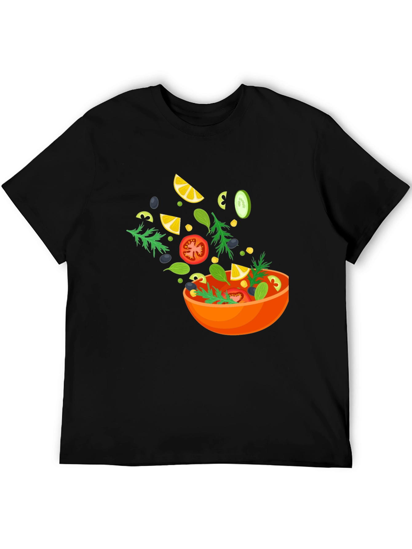 Salad Graphic Black T-Shirt