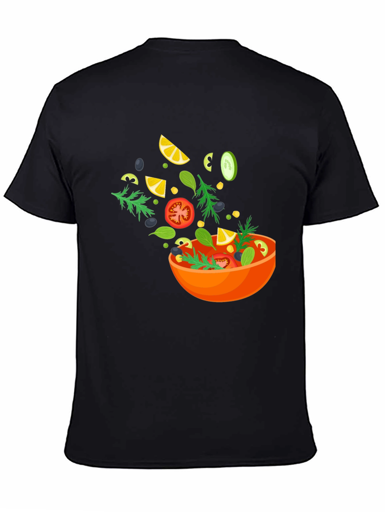 Salad Graphic Black T-Shirt