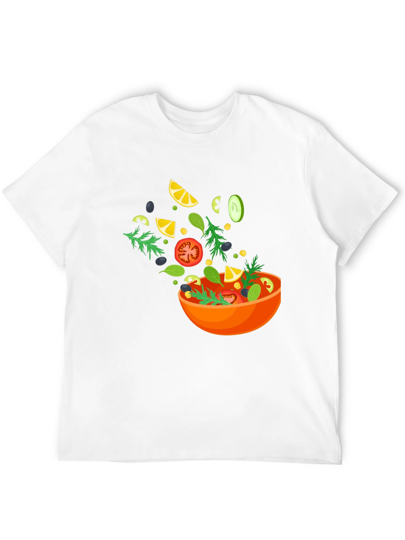 Salad Graphic Black T-Shirt