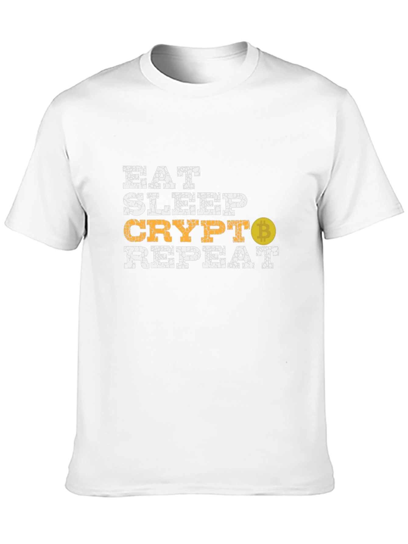 Eat Sleep Crypto Repeat Bitcoin Graphic Tee