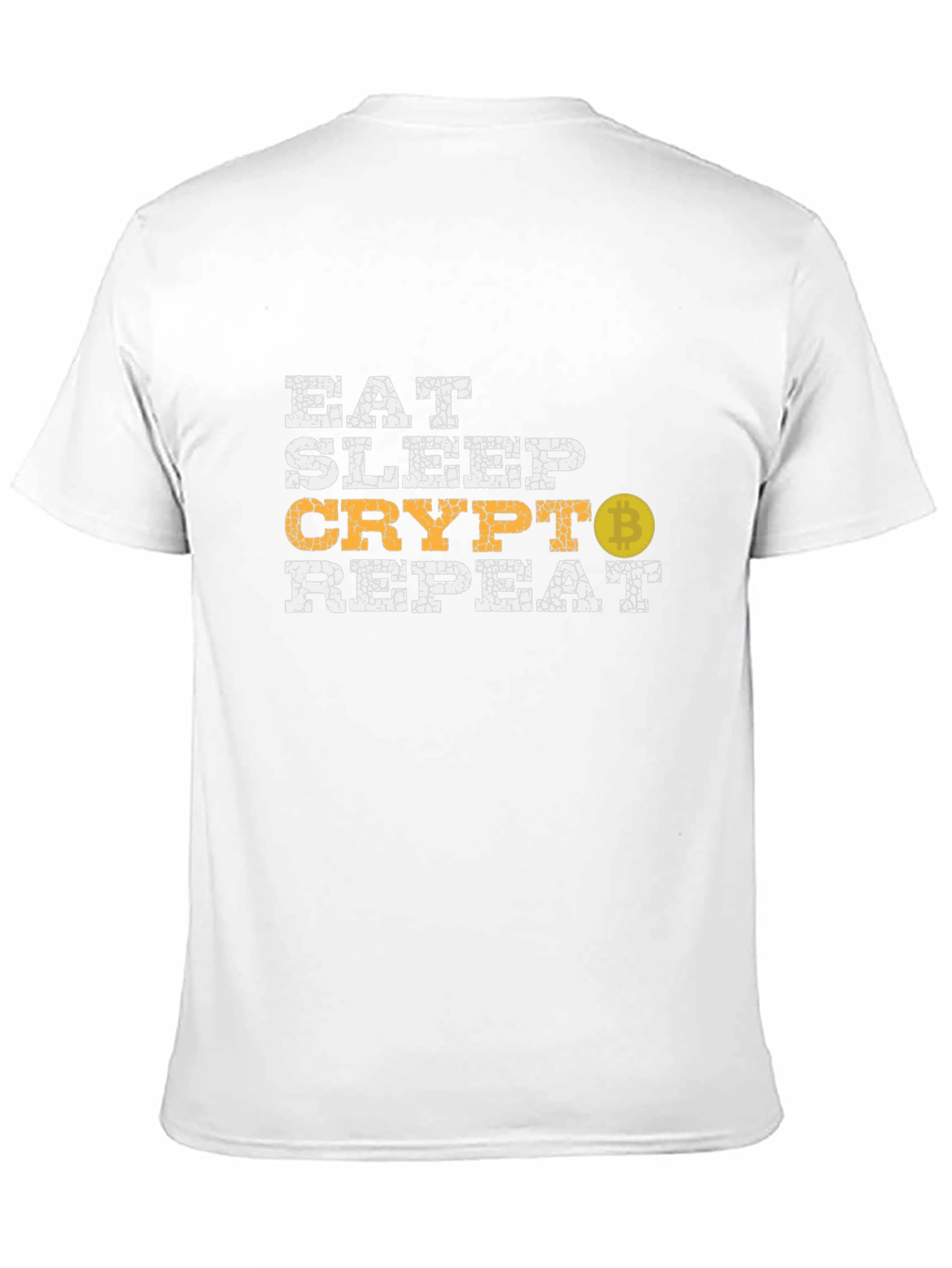 Eat Sleep Crypto Repeat Bitcoin Graphic Tee